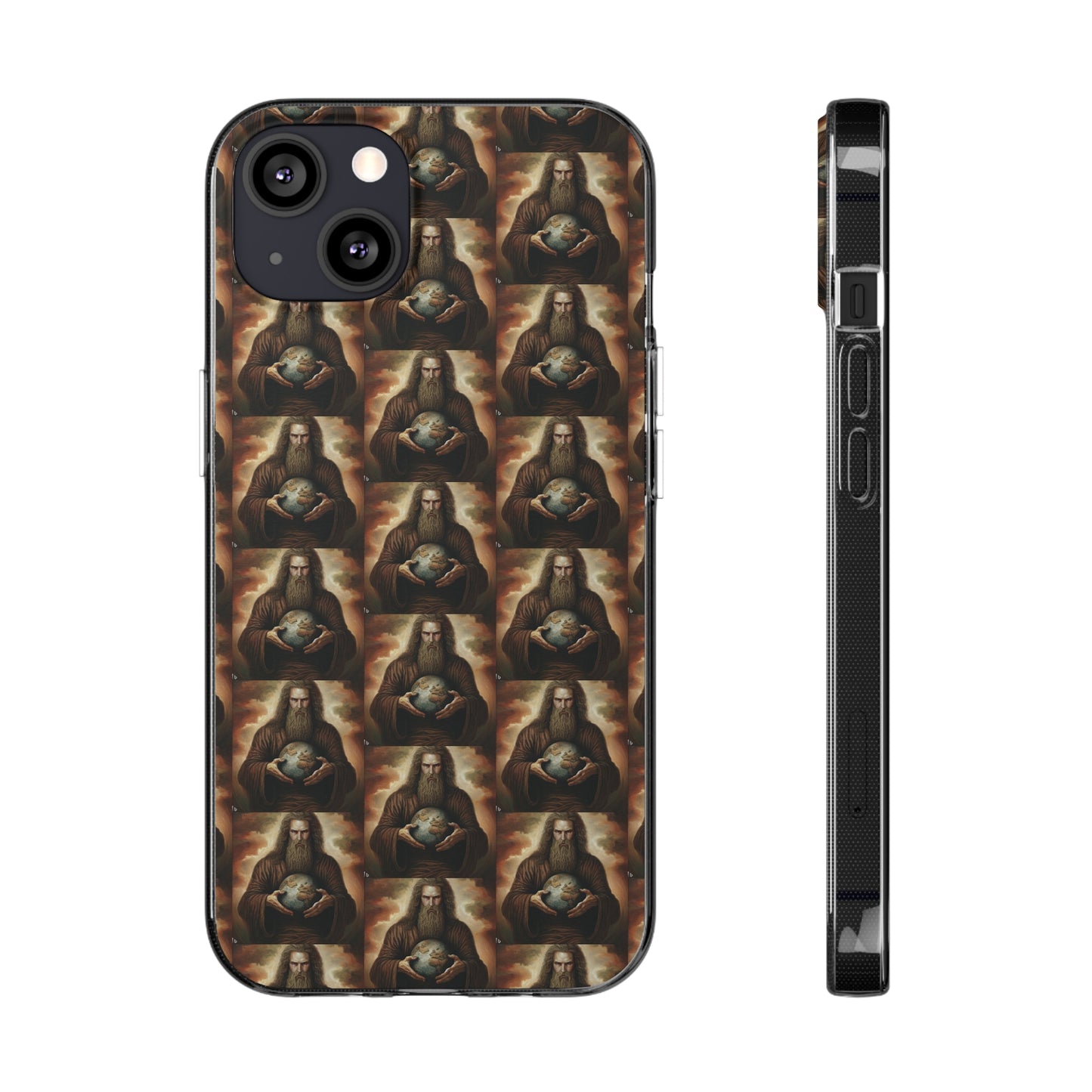 AImagination Collection Soft Phone Cases - "Yahweh's World" - The God Ball Originals by Chris Rabalais (2024)