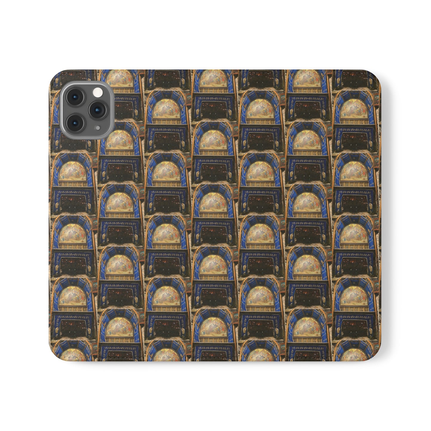 Holy Land Origins Apple iPhone Flip Cases - Church of the Nativity at Bethlehem - The God Ball Originals by Chris Rabalais (2024)