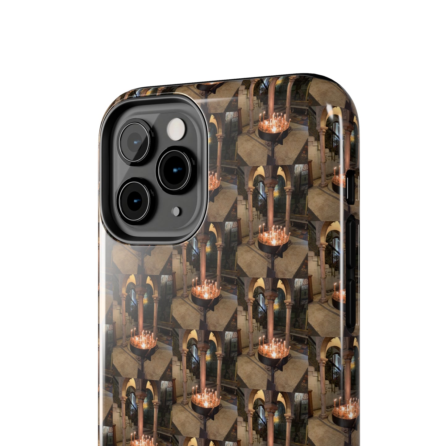 Holy Land Origins Apple iPhone Tough Case - Church of the Holy Sepulchre at Jerusalem - The God Ball Originals by Chris Rabalais (2024)