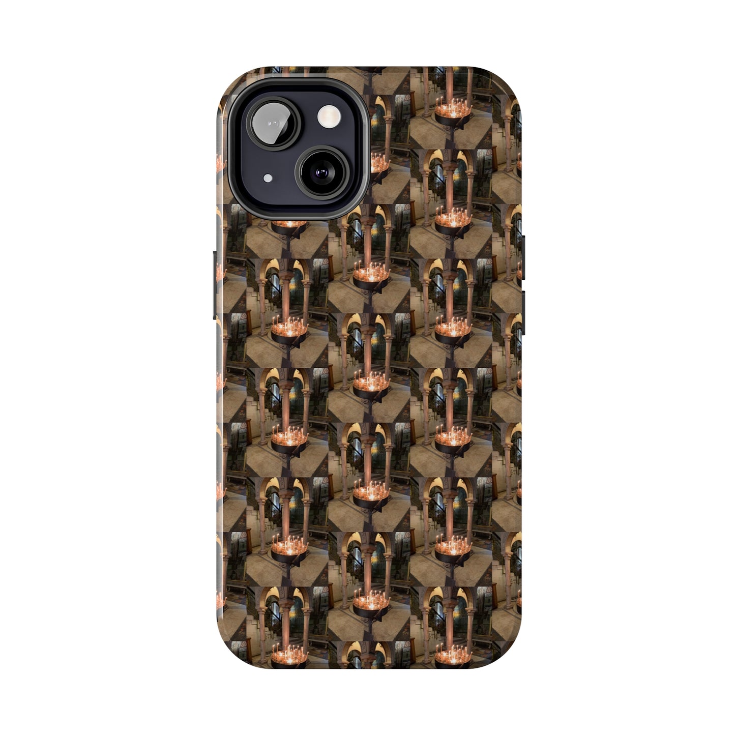 Holy Land Origins Apple iPhone Tough Case - Church of the Holy Sepulchre at Jerusalem - The God Ball Originals by Chris Rabalais (2024)