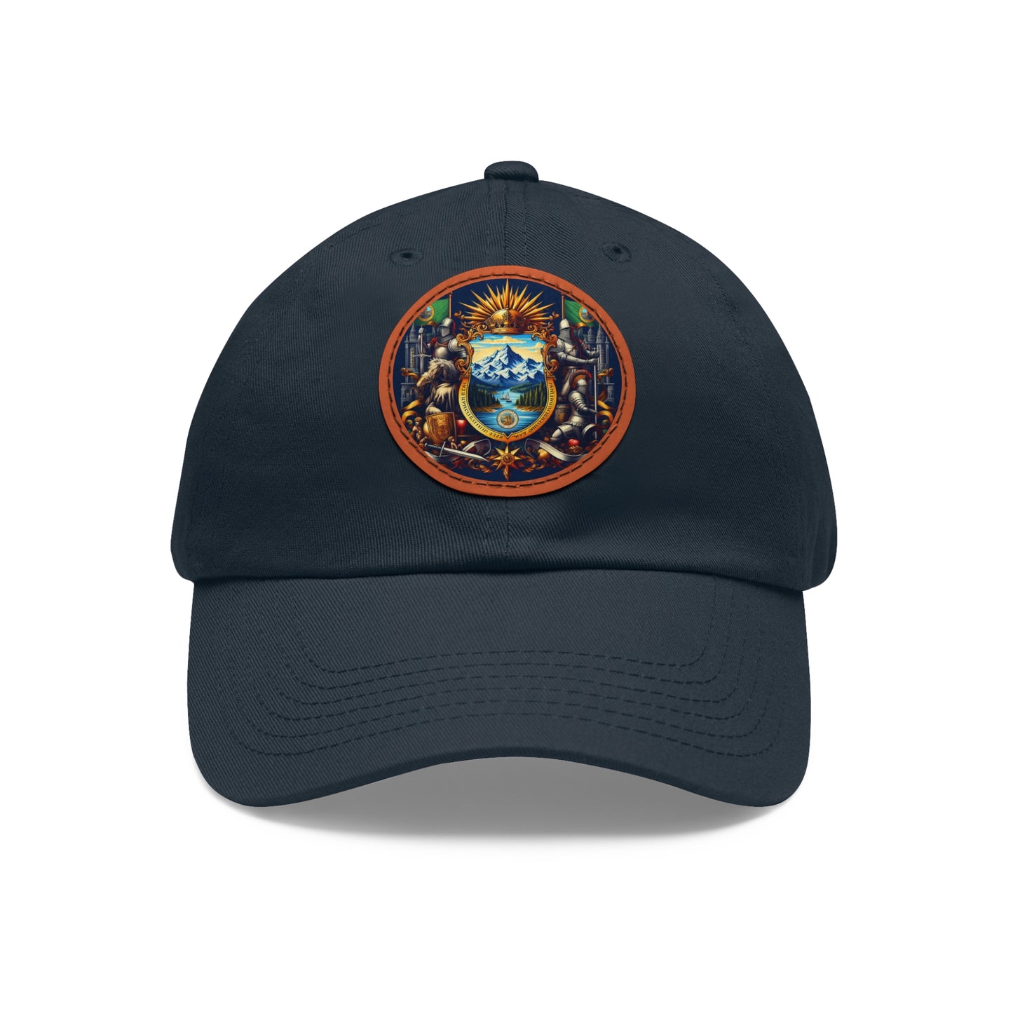 Washington Vintage Christian Crusader Campaign Hat - Chino Twill Leather Logo - 100% Charity - The God Vote Collection by Chris Rabalais