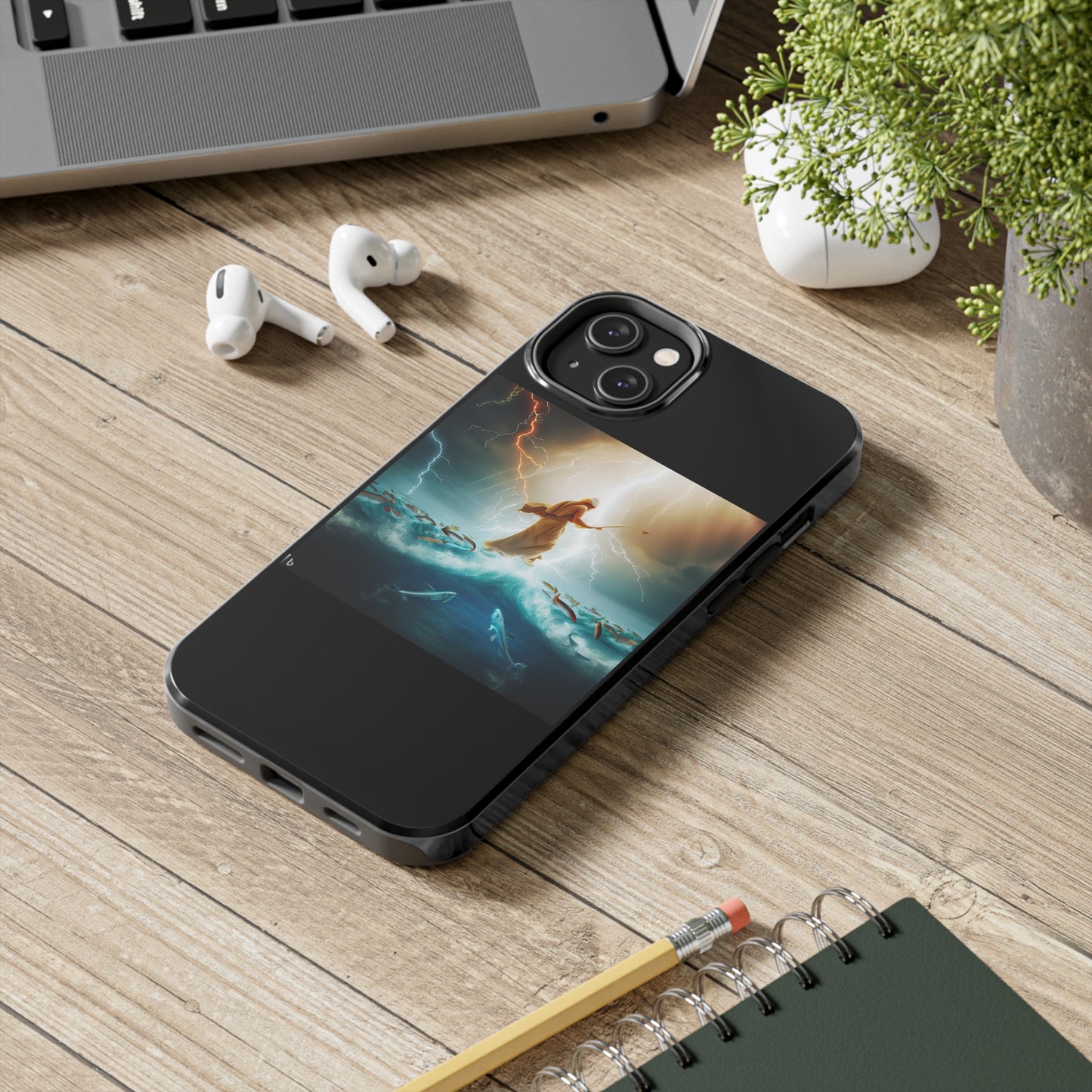 AImagination Collection iPhone Tough Case - "Fishing" - The God Ball Originals by Chris Rabalais (2024)