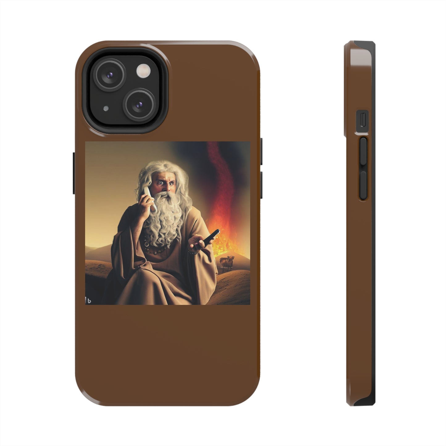 AImagination Collection iPhone Tough Case - "Warning Ignored" - The God Ball Originals by Chris Rabalais (2024)
