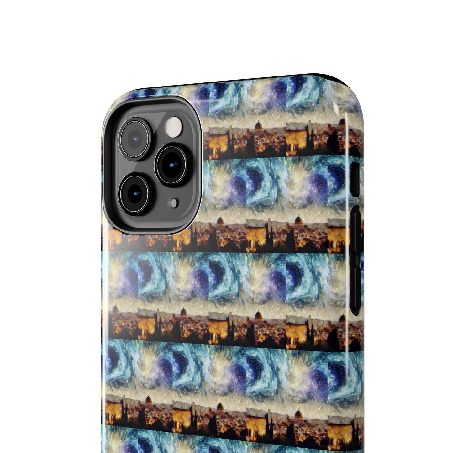 AImagination Collection iPhone Tough Case - "Starry Jerusalem" - The God Ball Originals by Chris Rabalais (2024)