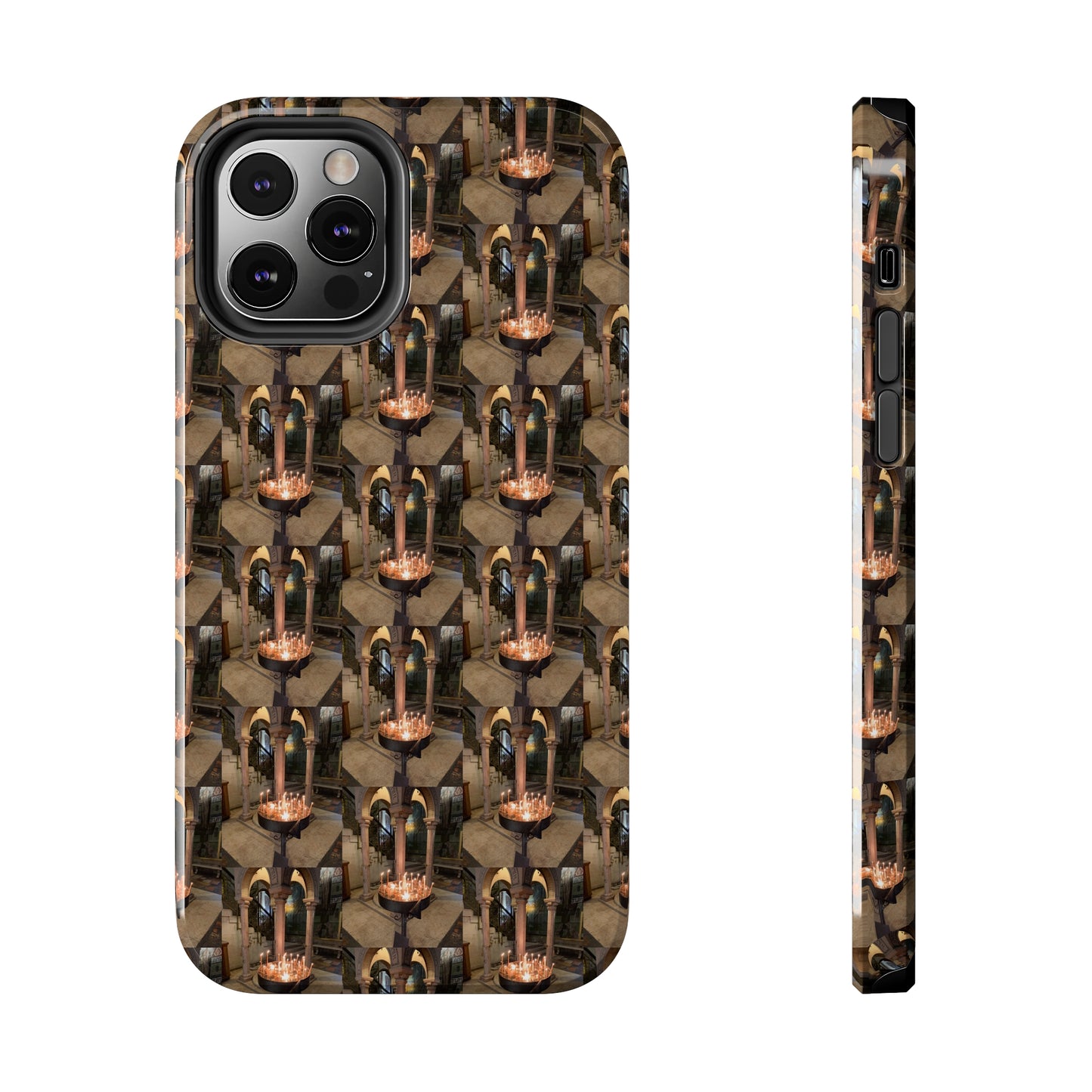 Holy Land Origins Apple iPhone Tough Case - Church of the Holy Sepulchre at Jerusalem - The God Ball Originals by Chris Rabalais (2024)