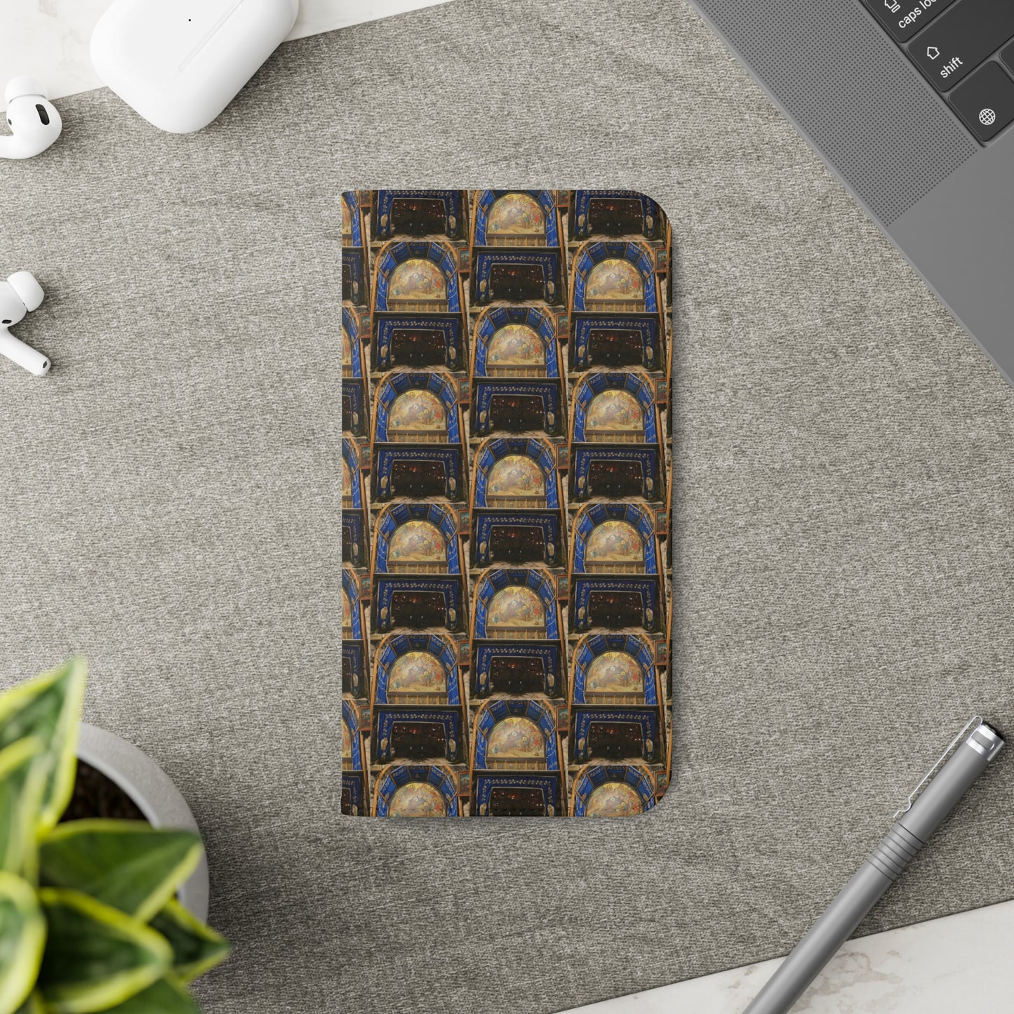 Holy Land Origins Apple iPhone Flip Cases - Church of the Nativity at Bethlehem - The God Ball Originals by Chris Rabalais (2024)