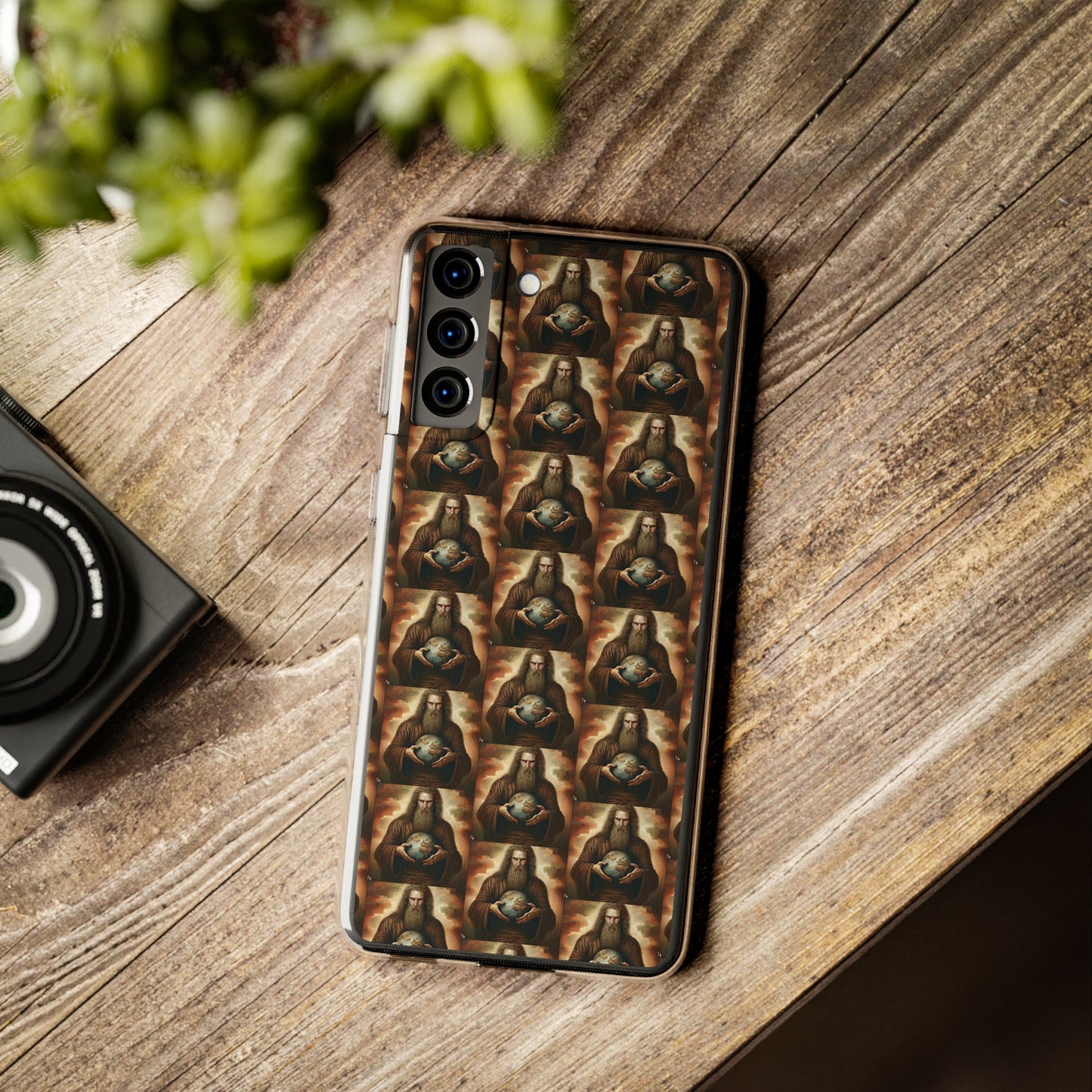 AImagination Collection Soft Phone Cases - "Yahweh's World" - The God Ball Originals by Chris Rabalais (2024)