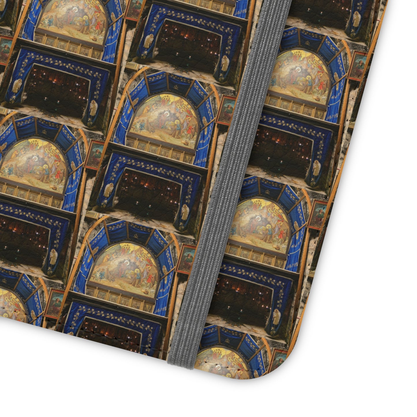 Holy Land Origins Apple iPhone Flip Cases - Church of the Nativity at Bethlehem - The God Ball Originals by Chris Rabalais (2024)