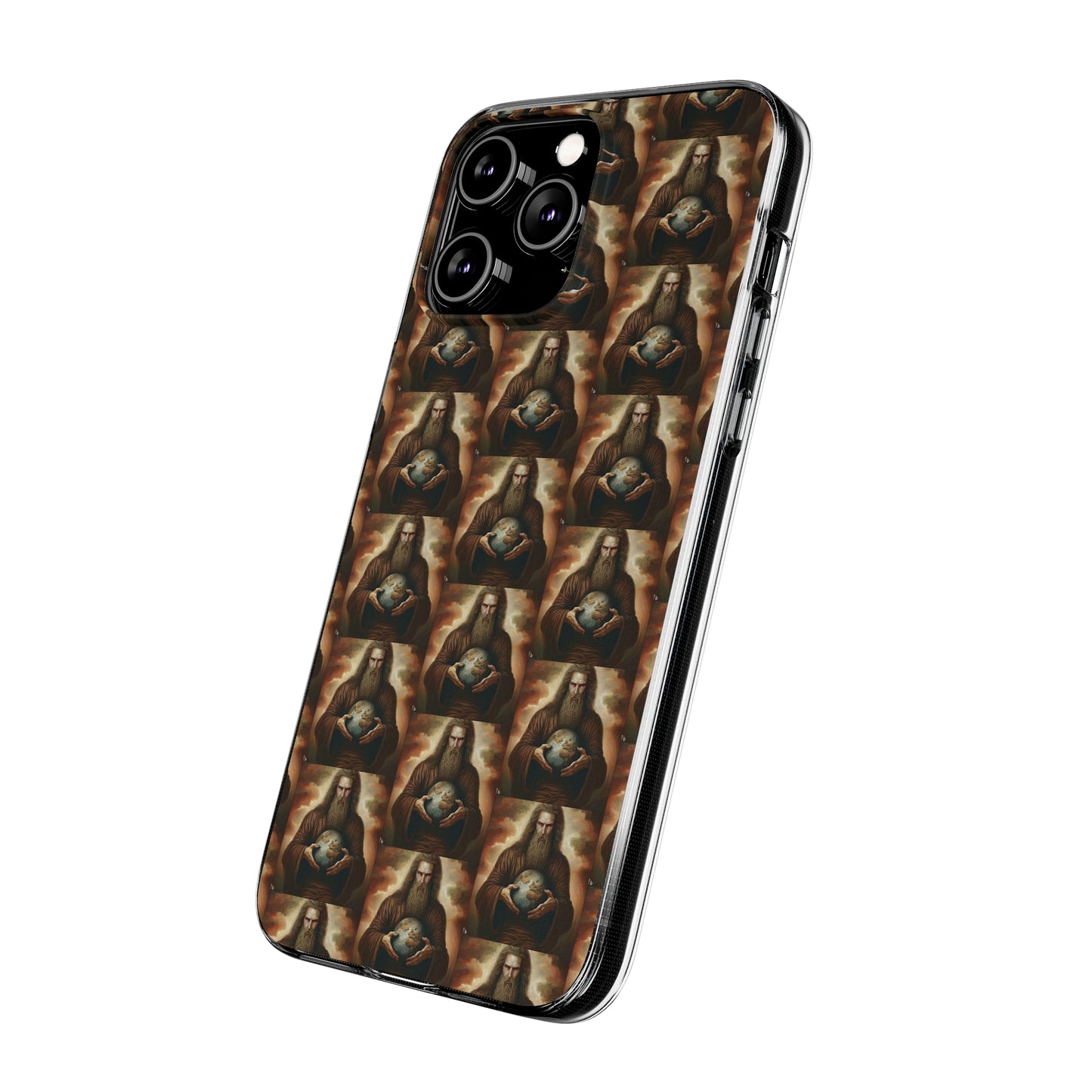 AImagination Collection Soft Phone Cases - "Yahweh's World" - The God Ball Originals by Chris Rabalais (2024)