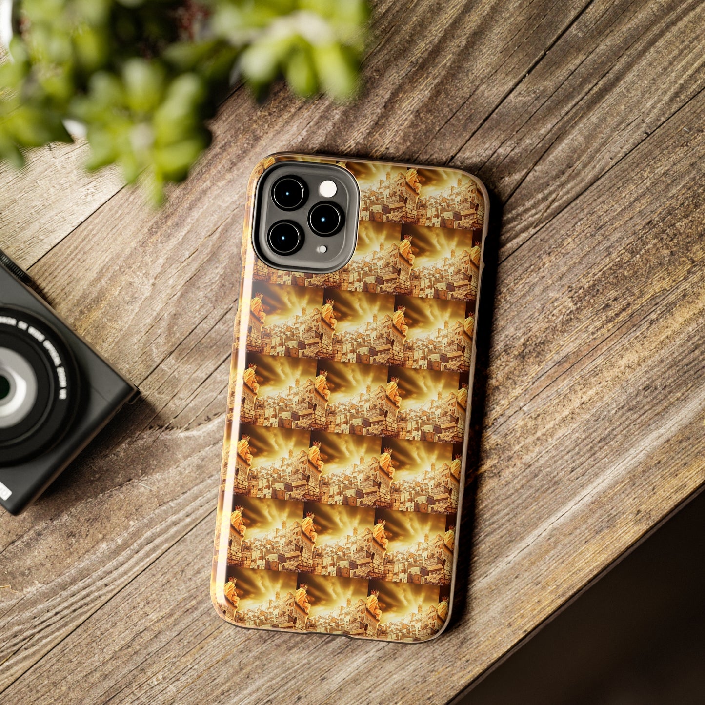 AImagination Collection Apple iPhone Tough Case - "The Golden Kingdom" - The God Ball Originals by Chris Rabalais