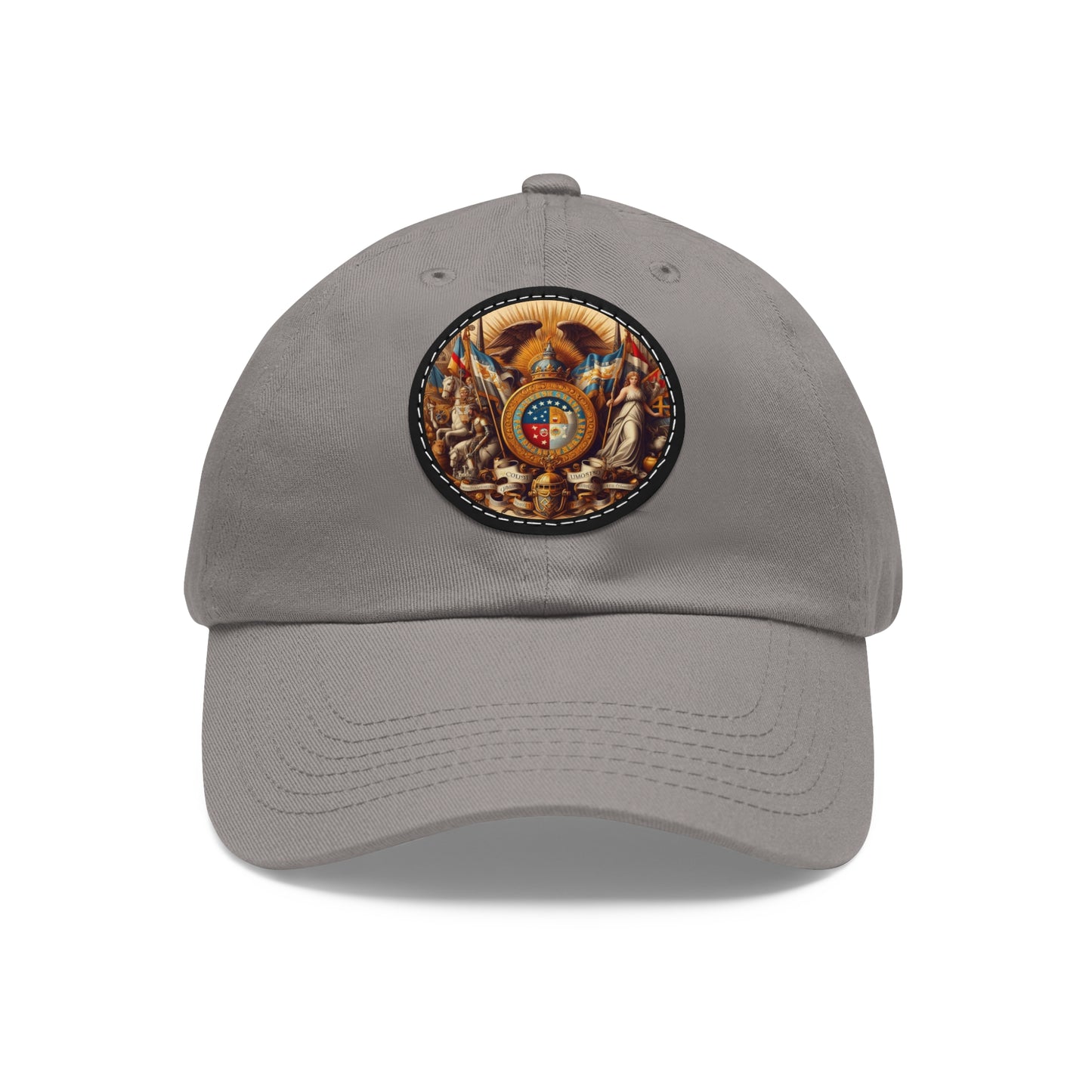 Missouri Vintage Christian Crusader Campaign Hat - Chino Twill Leather Logo - 100% Charity - The God Vote Collection by Chris Rabalais