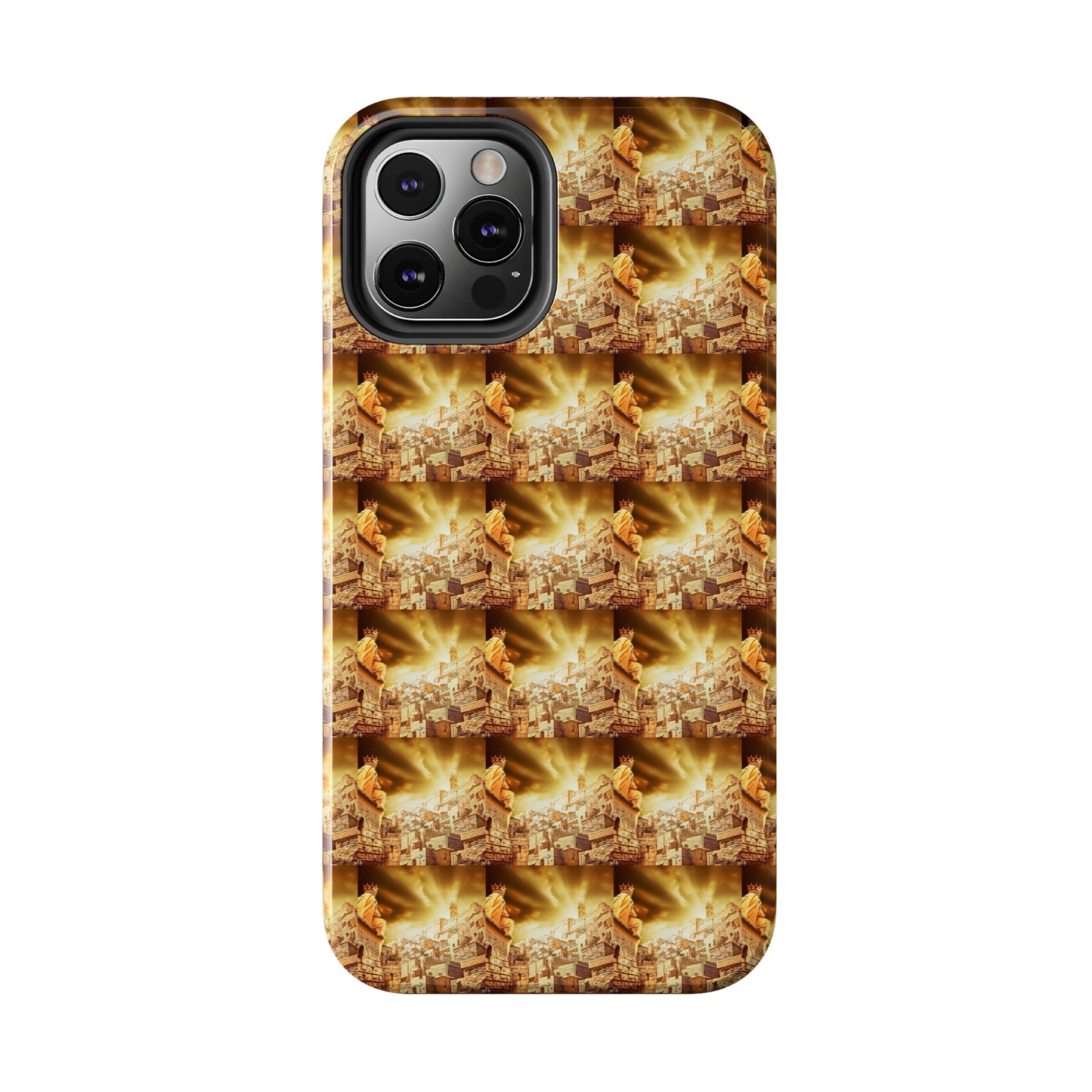 AImagination Collection Apple iPhone Tough Case - "The Golden Kingdom" - The God Ball Originals by Chris Rabalais