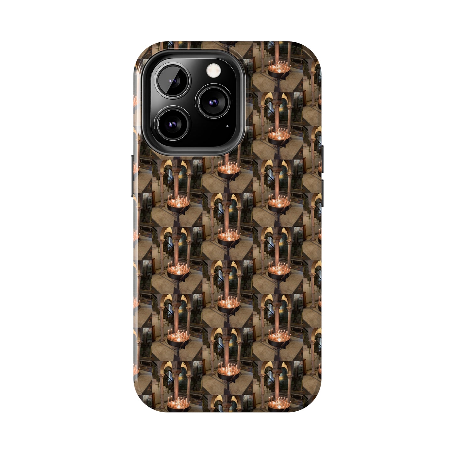 Holy Land Origins Apple iPhone Tough Case - Church of the Holy Sepulchre at Jerusalem - The God Ball Originals by Chris Rabalais (2024)