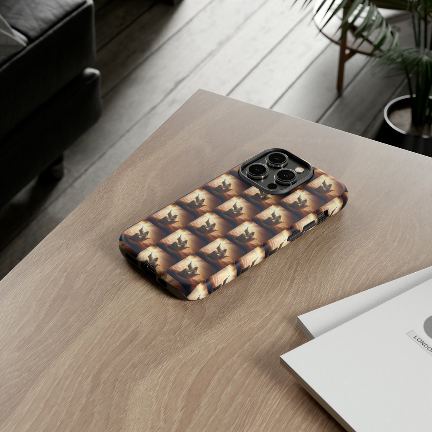 AImagination Collection iPhone Tough Case - "Let There Be Light" - The God Ball Originals by Chris Rabalais (2024)