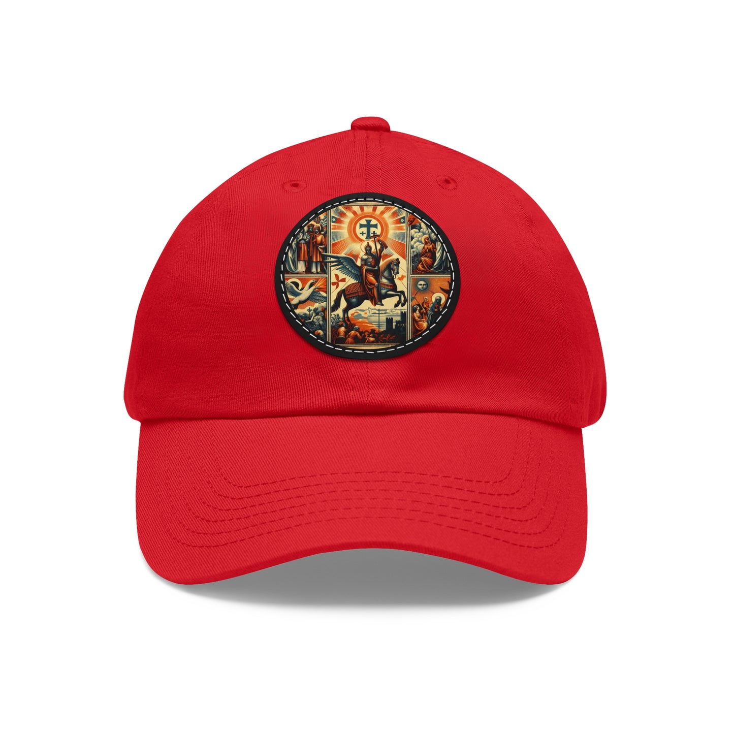 Mississippi Vintage Christian Crusader Campaign Hat - Chino Twill Leather Logo - 100% Charity - The God Vote Collection by Chris Rabalais