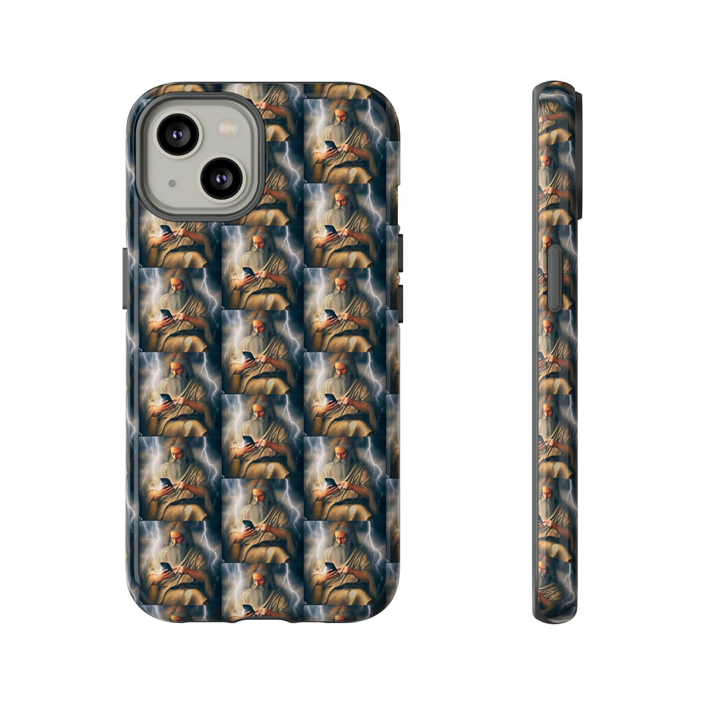 AImagination Collection iPhone Tough Cases - "The Watchman" - The God Ball Originals by Chris Rabalais (2024)