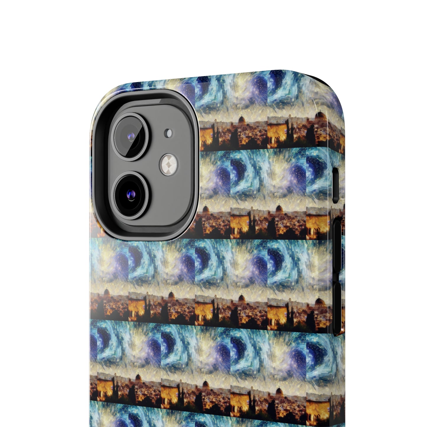 AImagination Collection iPhone Tough Case - "Starry Jerusalem" - The God Ball Originals by Chris Rabalais (2024)