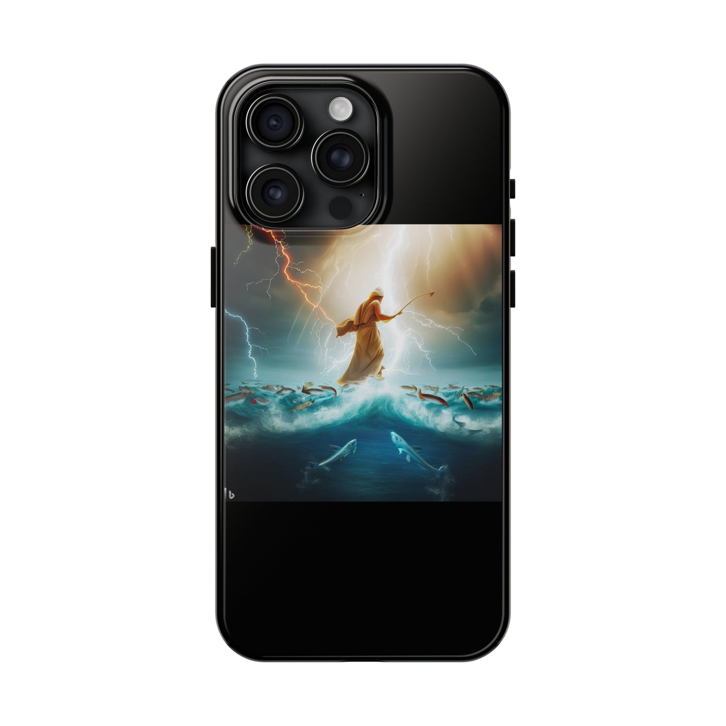 AImagination Collection iPhone Tough Case - "Fishing" - The God Ball Originals by Chris Rabalais (2024)