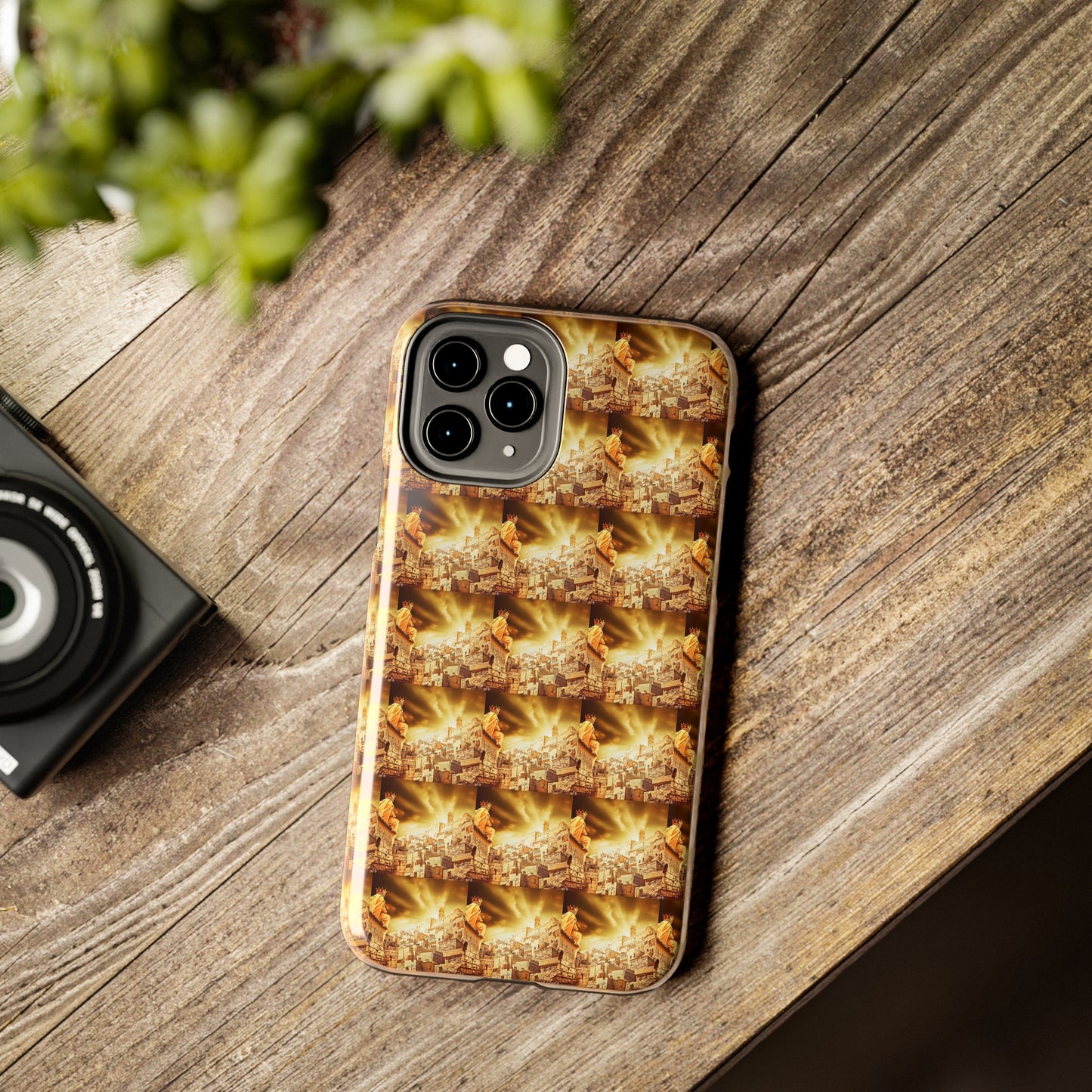 AImagination Collection Apple iPhone Tough Case - "The Golden Kingdom" - The God Ball Originals by Chris Rabalais