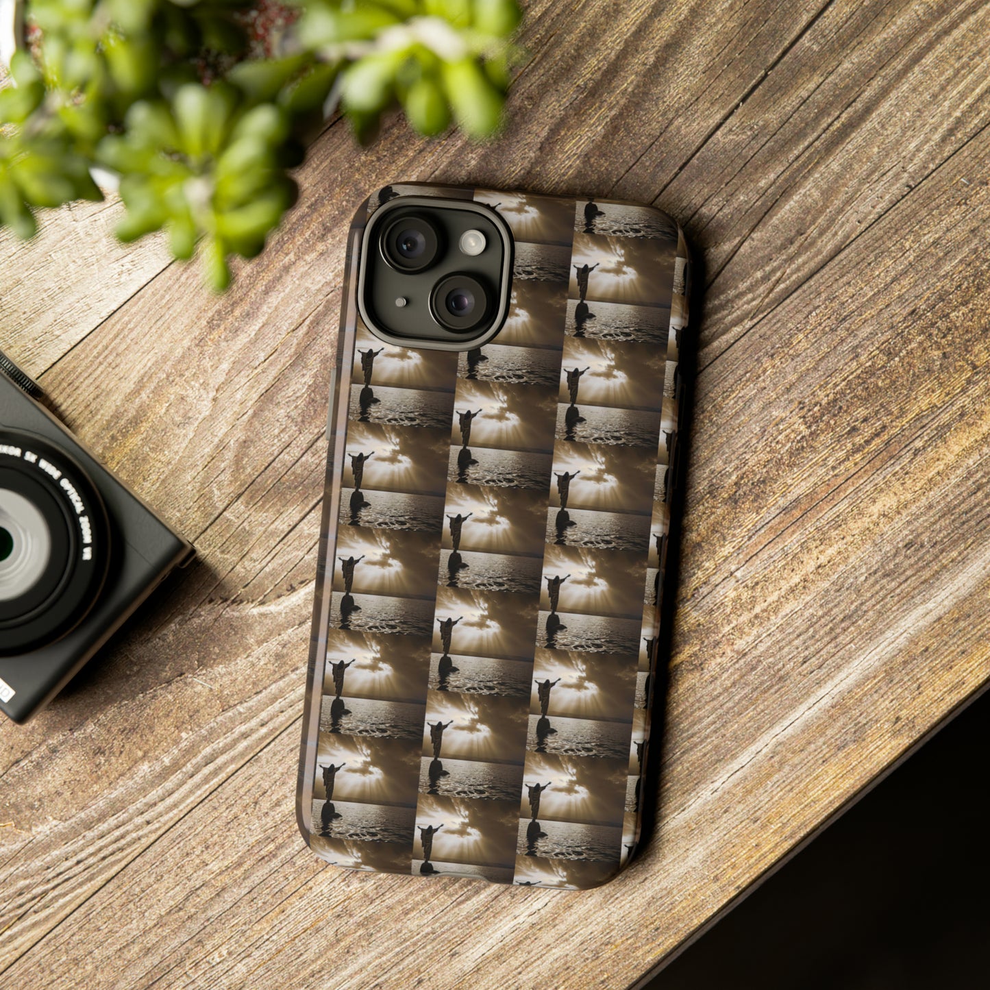 AImagination Collection iPhone Tough Case - "Here I Am" - The God Ball Originals by Chris Rabalais (2024)