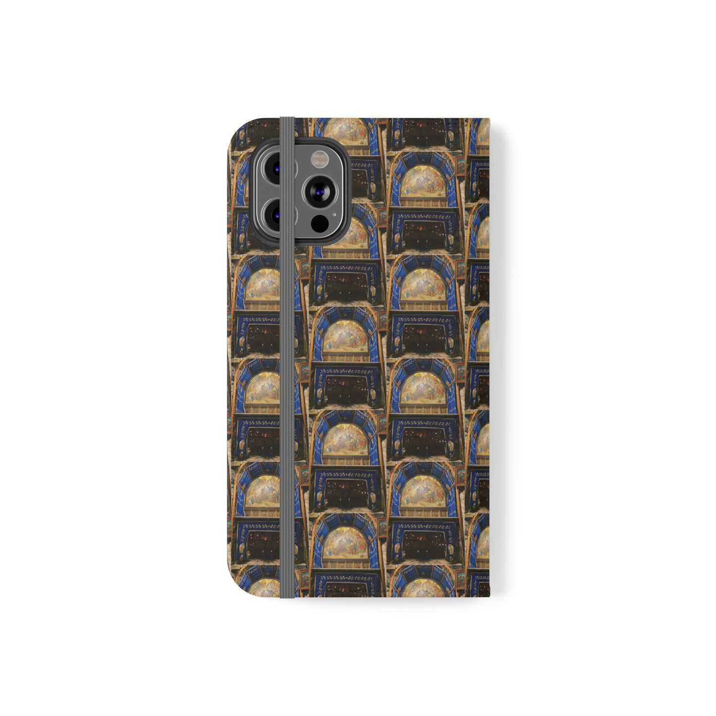 Holy Land Origins Apple iPhone Flip Cases - Church of the Nativity at Bethlehem - The God Ball Originals by Chris Rabalais (2024)
