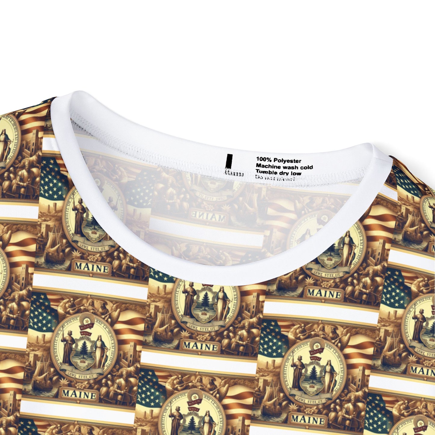 Maine Vintage Christian Crusader - Premium Sports Jersey - USA - 100% Charity Benefit - The God Vote Collection by Chris Rabalais