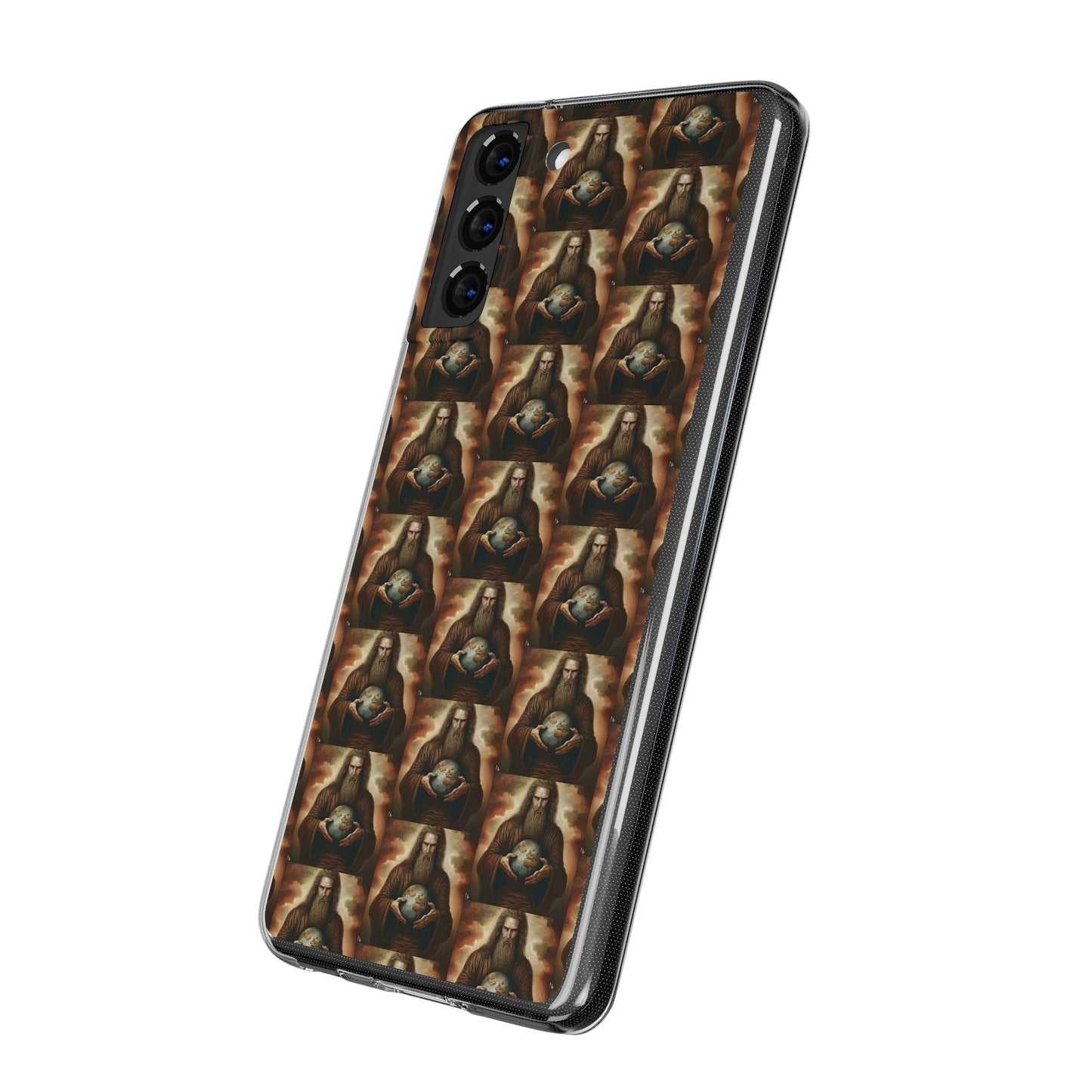 AImagination Collection Soft Phone Cases - "Yahweh's World" - The God Ball Originals by Chris Rabalais (2024)