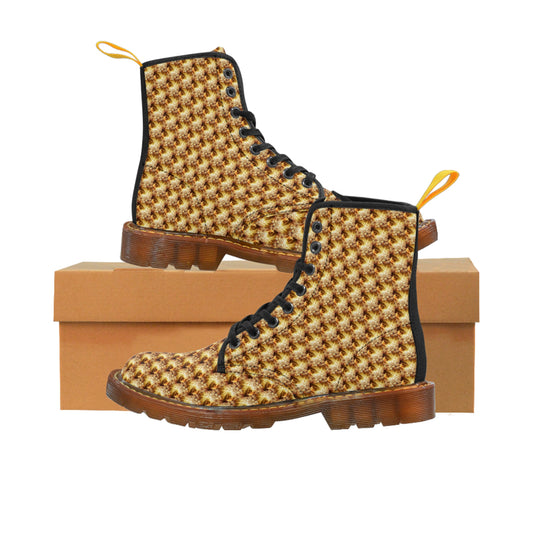 AImagination Collection Women's "Doc" Boots - "The Golden Kingdom" - The God Ball Originals by Chris Rabalais (2024)