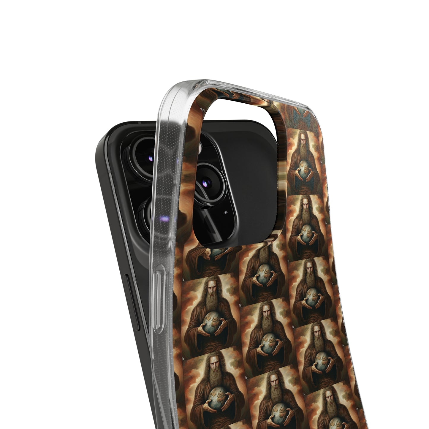 AImagination Collection Soft Phone Cases - "Yahweh's World" - The God Ball Originals by Chris Rabalais (2024)