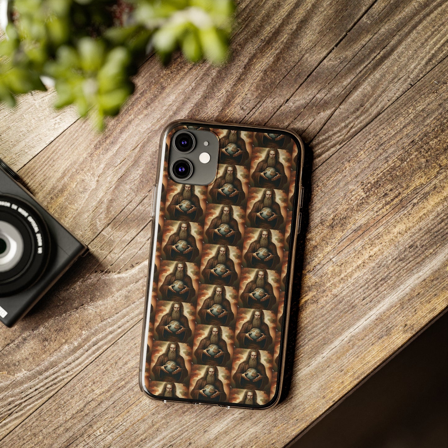 AImagination Collection Soft Phone Cases - "Yahweh's World" - The God Ball Originals by Chris Rabalais (2024)
