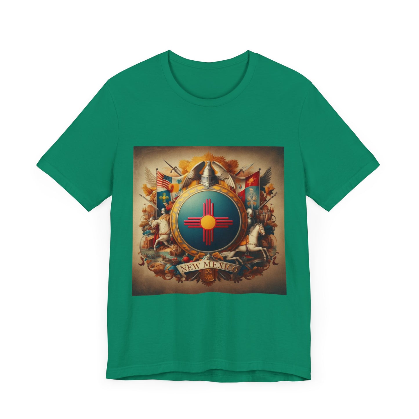 New Mexico Vintage Christian Crusader - Unisex Jersey Tee - USA - 100% Charity Benefit - The God Vote Collection by Chris Rabalais