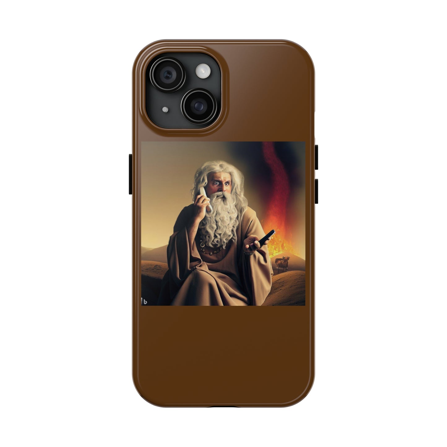 AImagination Collection iPhone Tough Case - "Warning Ignored" - The God Ball Originals by Chris Rabalais (2024)
