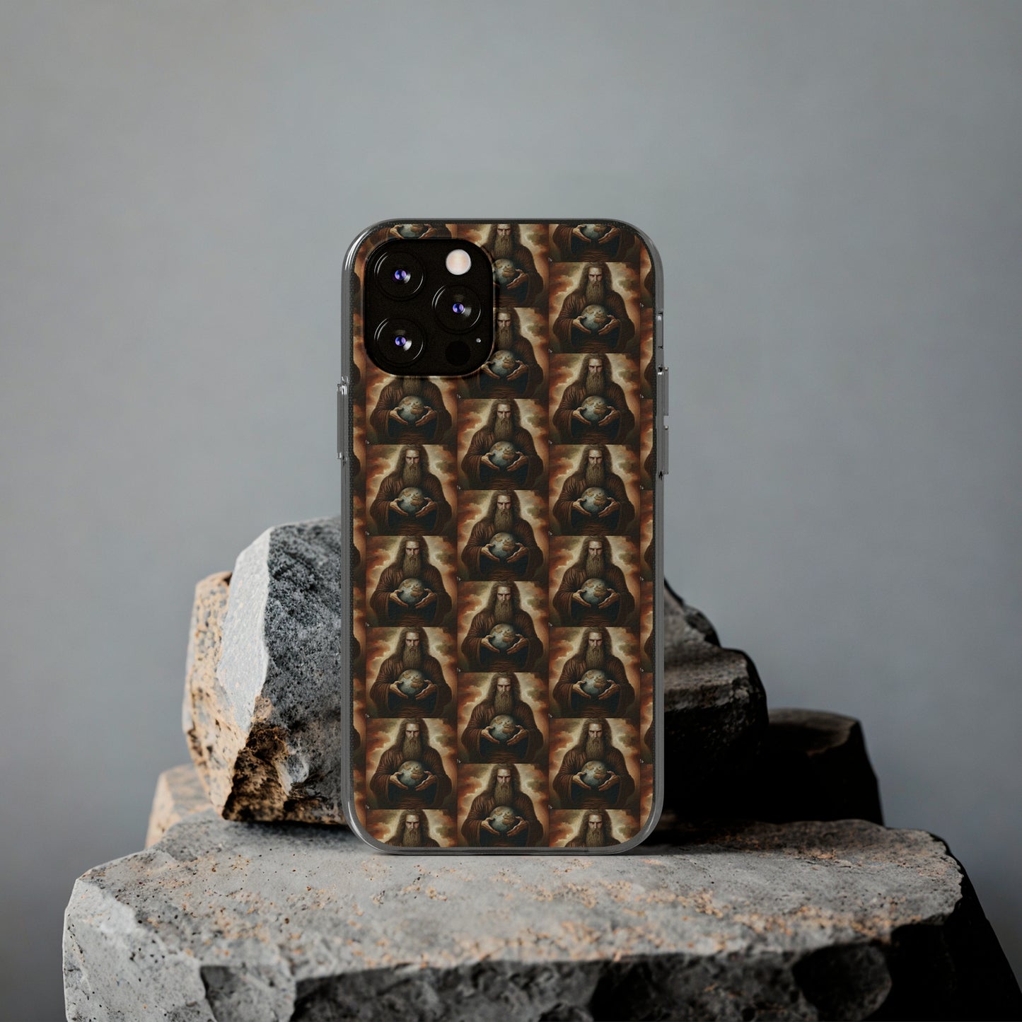 AImagination Collection Soft Phone Cases - "Yahweh's World" - The God Ball Originals by Chris Rabalais (2024)