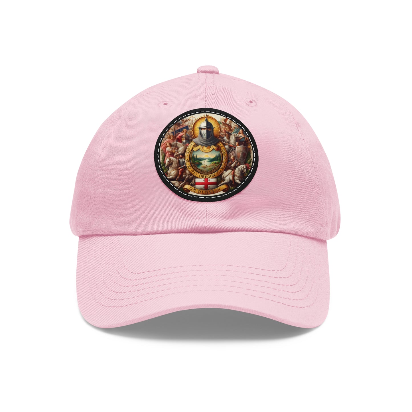 Oregon Vintage Christian Crusader Campaign Hat - Chino Twill Leather Logo - 100% Charity - The God Vote Collection by Chris Rabalais
