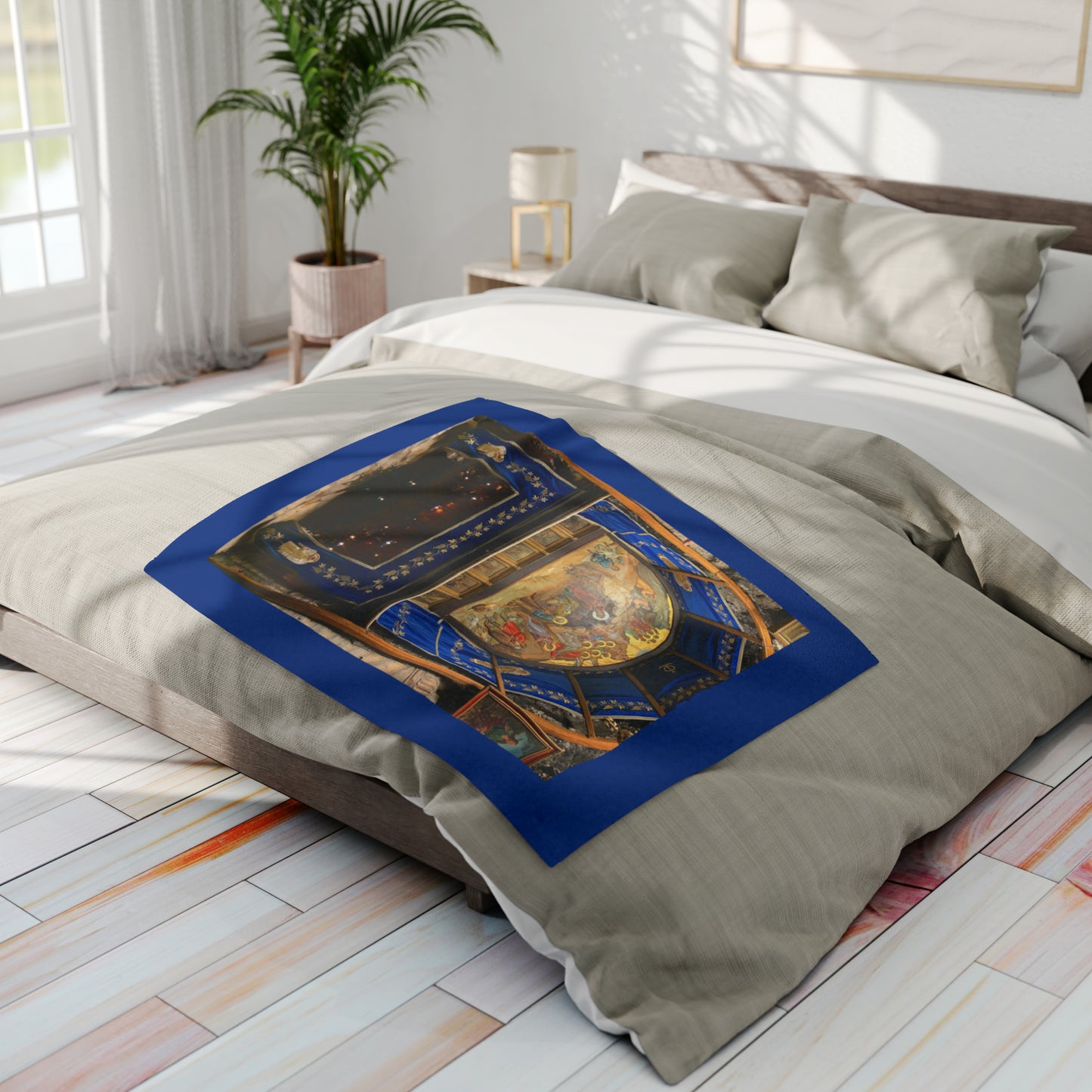 Holy Land Origins Arctic Fleece Blanket - Church of the Nativity at Bethlehem - The God Ball Originals by Chris Rabalais (2024)