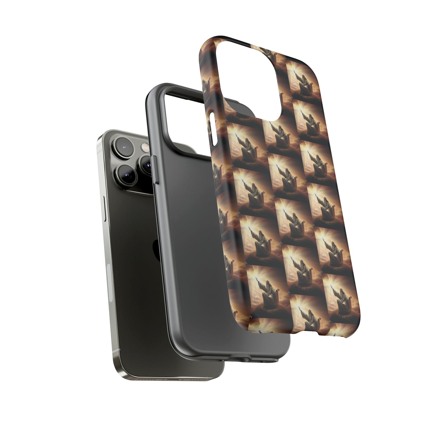 AImagination Collection iPhone Tough Case - "Let There Be Light" - The God Ball Originals by Chris Rabalais (2024)