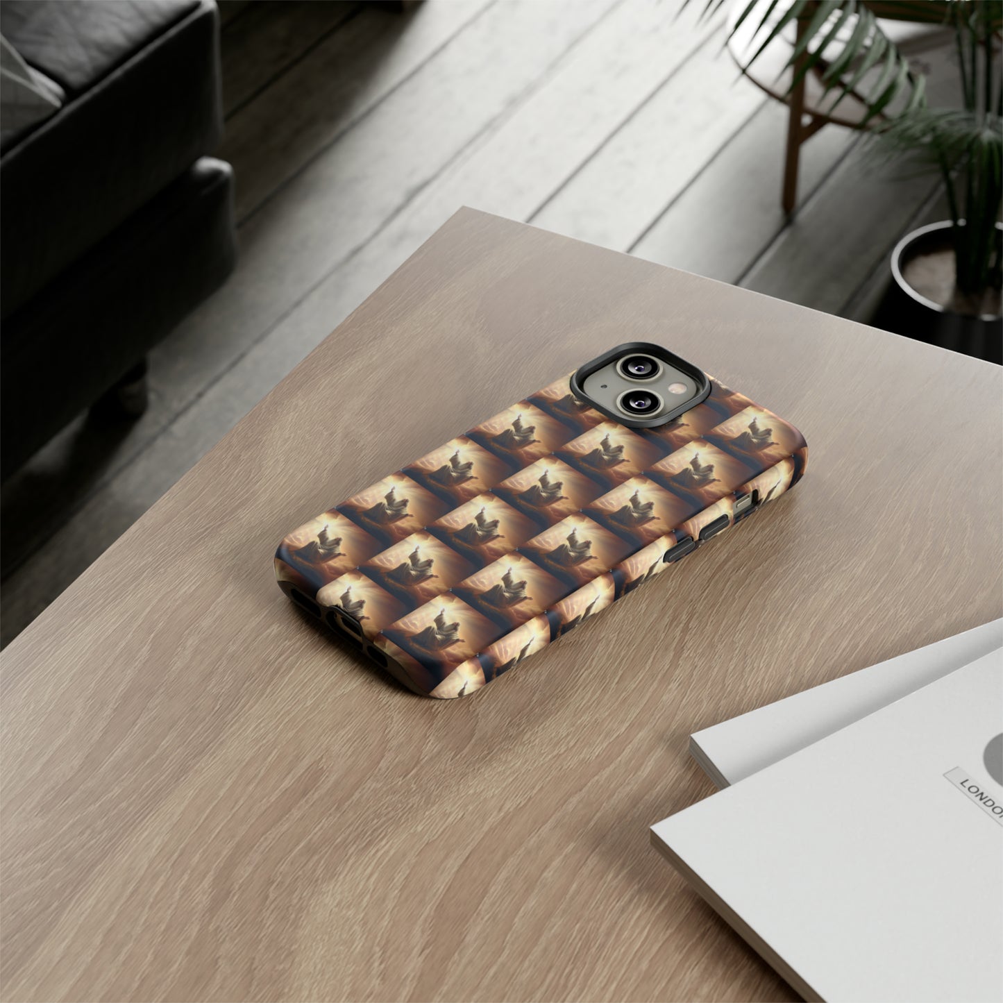 AImagination Collection iPhone Tough Case - "Let There Be Light" - The God Ball Originals by Chris Rabalais (2024)