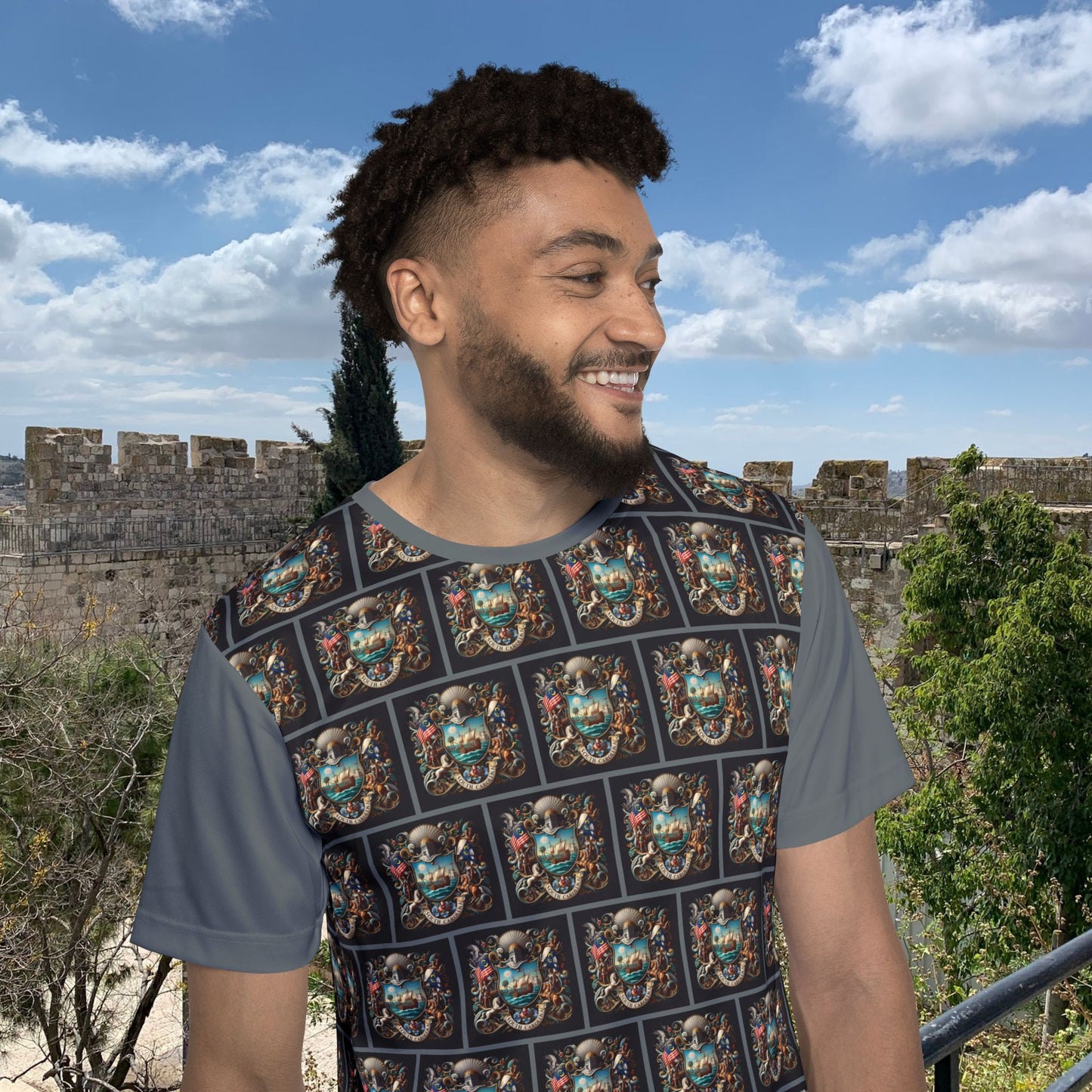 South Carolina Vintage Christian Crusader - Premium Sports Jersey - USA - 100% Charity Benefit - The God Vote Collection by Chris Rabalais