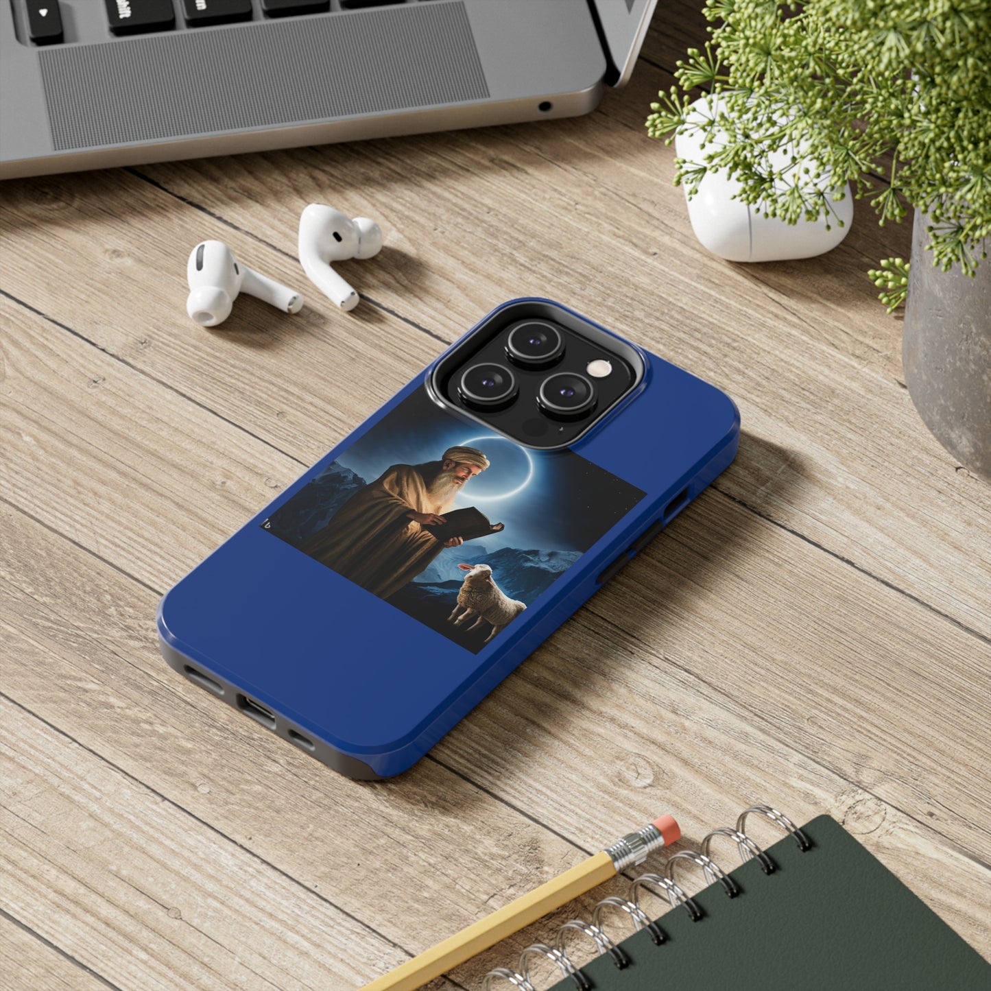 AImagination Collection iPhone Tough Case - "Feed My Sheep" - The God Ball Originals by Chris Rabalais (2024)