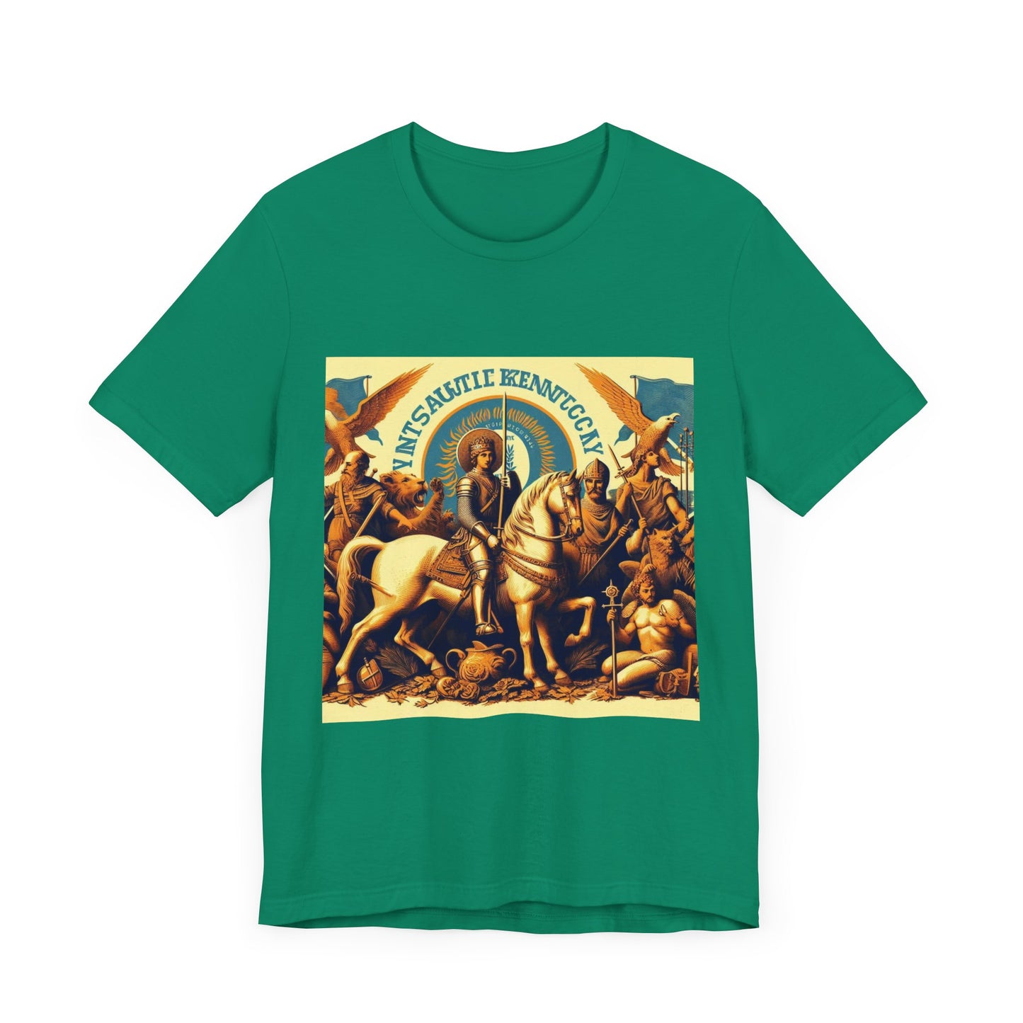 Kentucky Vintage Christian Crusader - Unisex Jersey Tee - USA - 100% Charity Benefit - The God Vote Collection by Chris Rabalais