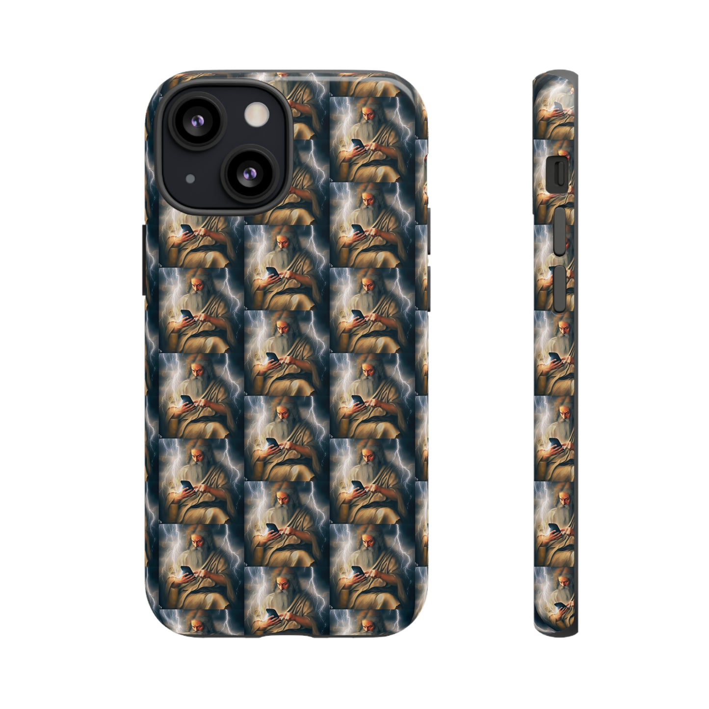 AImagination Collection iPhone Tough Cases - "The Watchman" - The God Ball Originals by Chris Rabalais (2024)