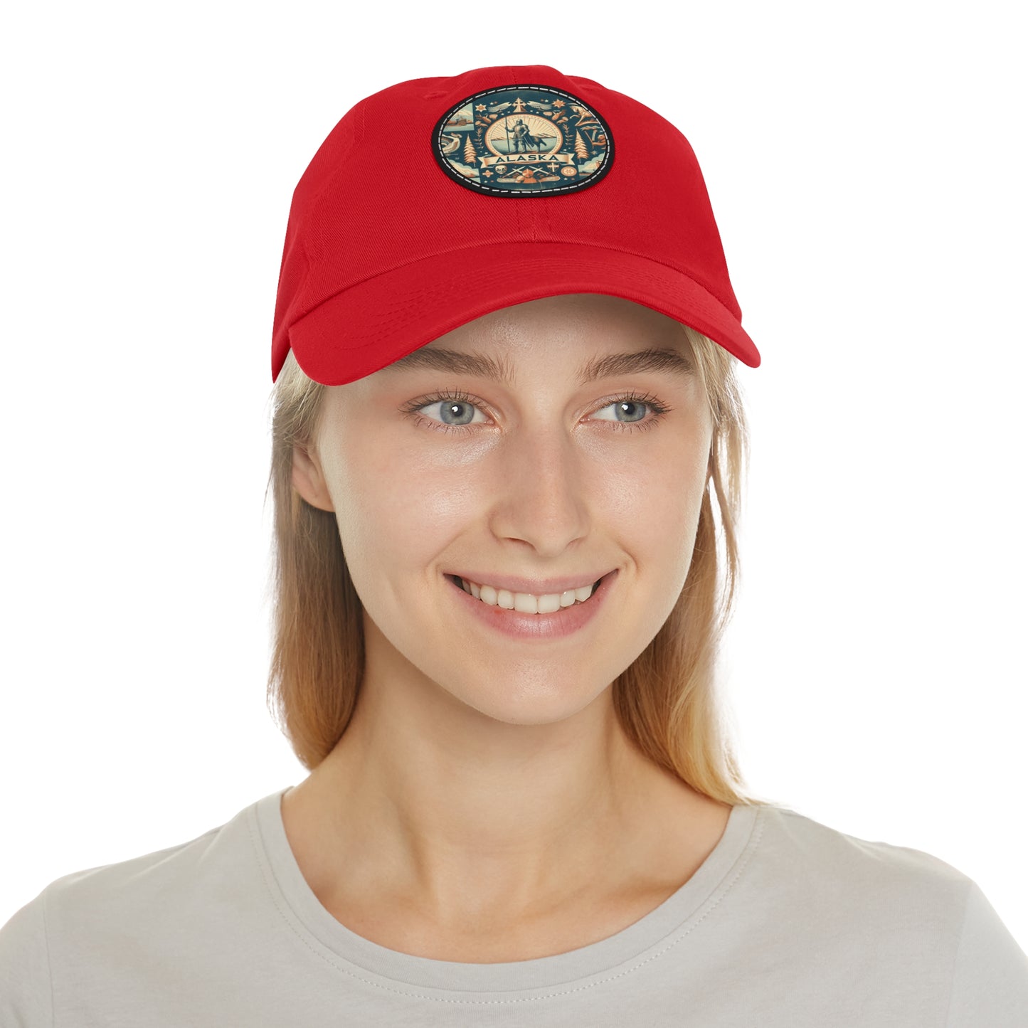 Alaska Vintage Christian Crusader Campaign Hat - Chino Twill Leather Logo - 100% Charity - The God Vote Collection by Chris Rabalais