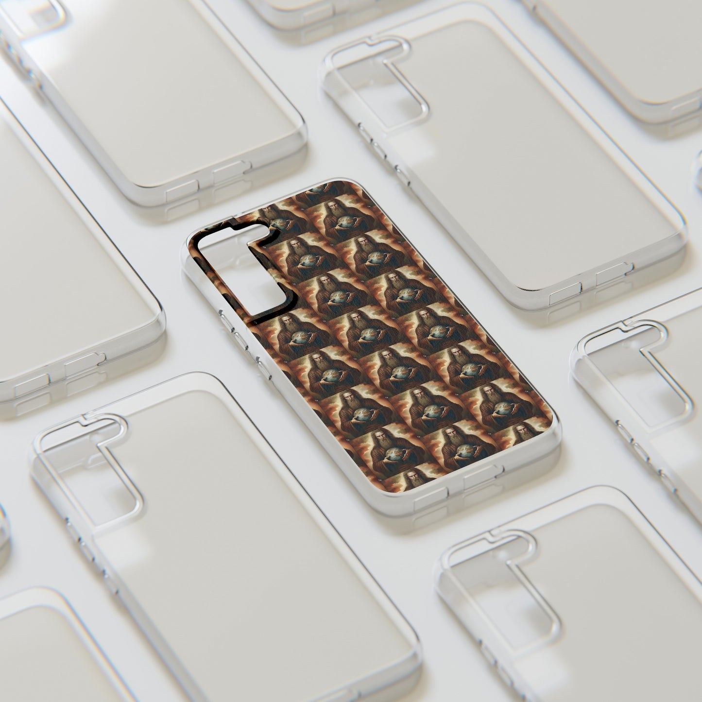 AImagination Collection Soft Phone Cases - "Yahweh's World" - The God Ball Originals by Chris Rabalais (2024)