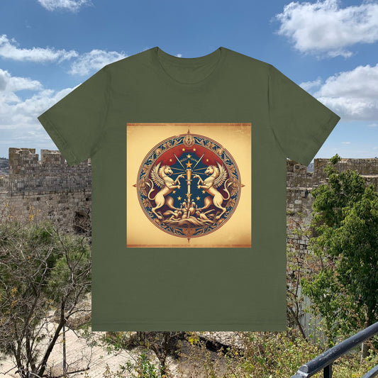 Indiana Vintage Christian Crusader - Unisex Jersey Tee - USA - 100% Charity Benefit - The God Vote Collection by Chris Rabalais