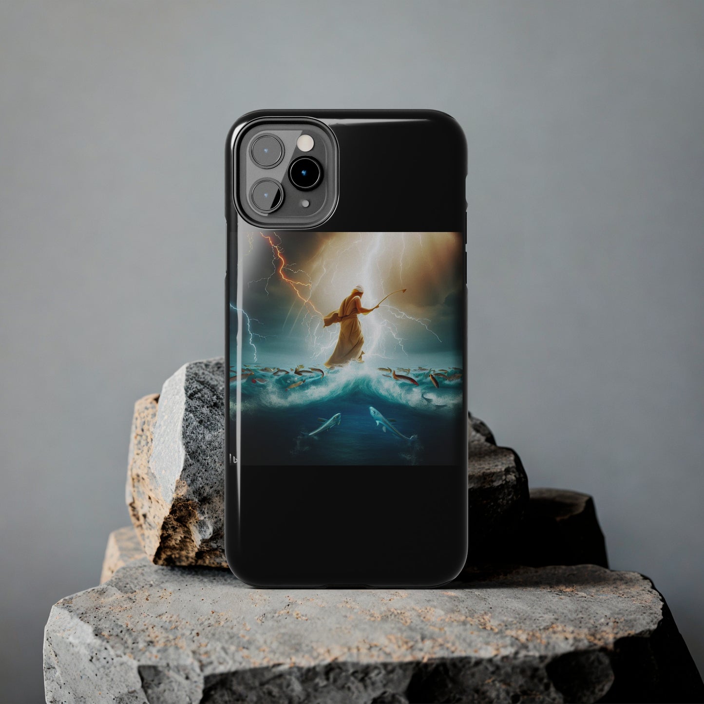 AImagination Collection iPhone Tough Case - "Fishing" - The God Ball Originals by Chris Rabalais (2024)