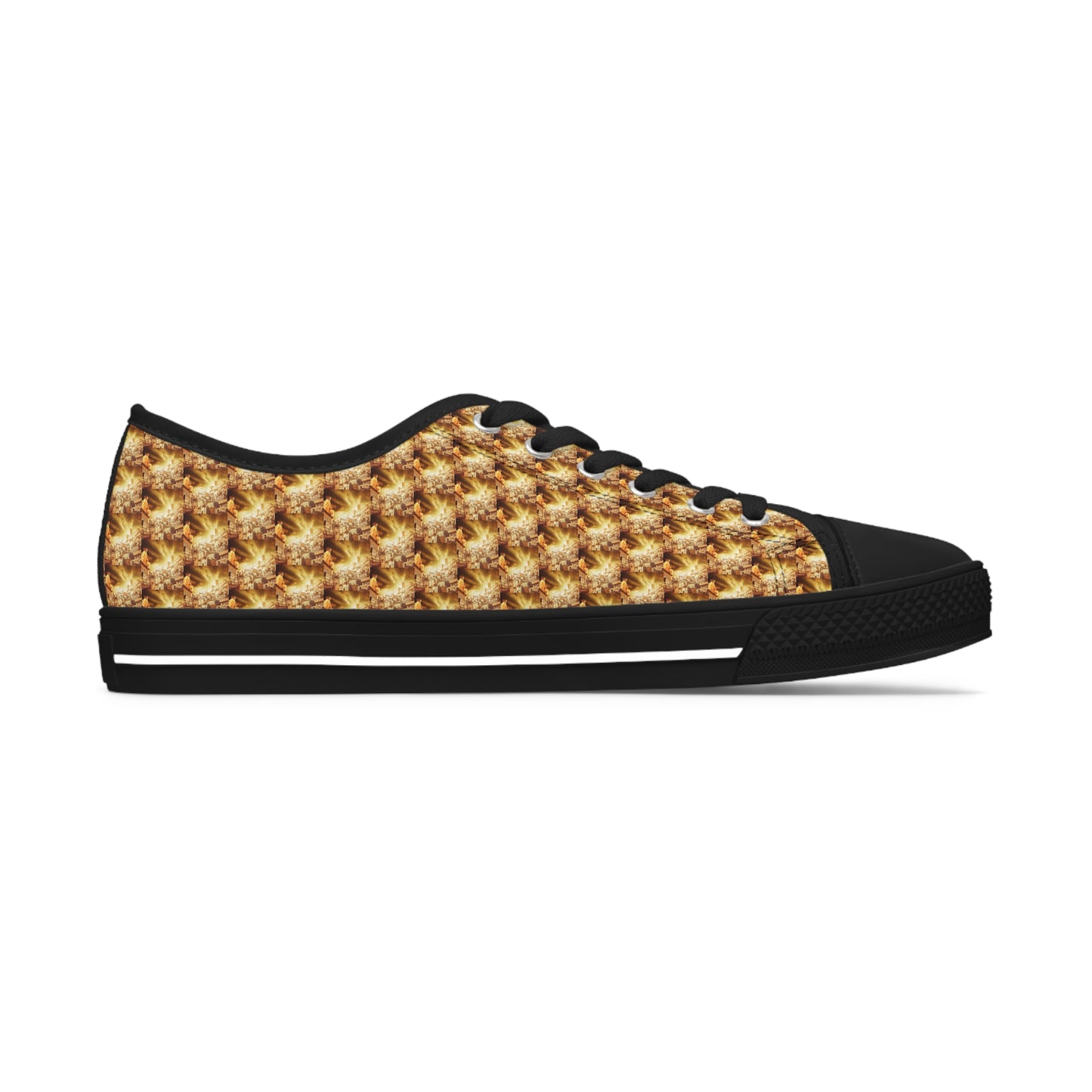 AImagination Collection Women's Low Top Sneakers - "The Golden Kingdom" - The God Ball Originals by Chris Rabalais (2024)