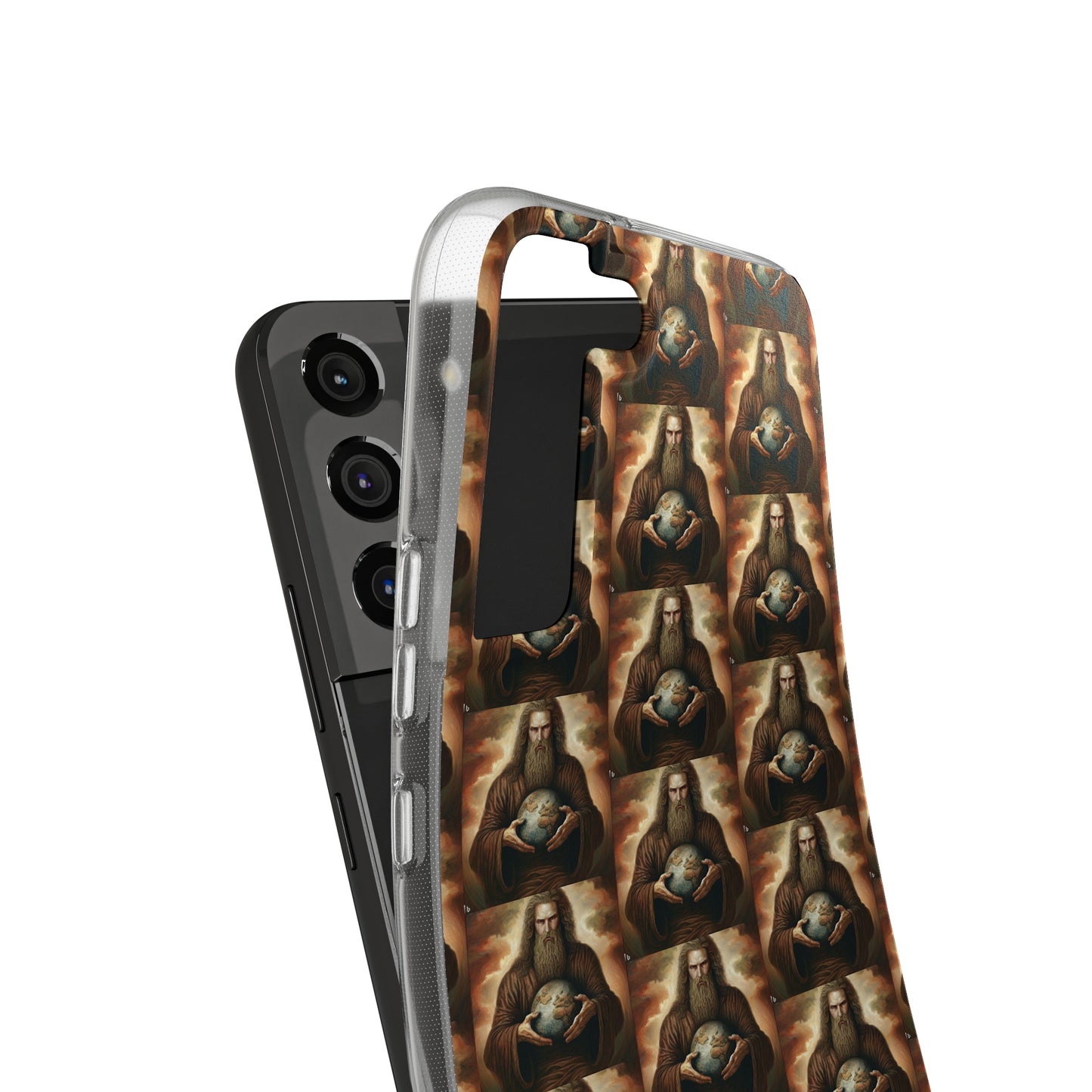 AImagination Collection Soft Phone Cases - "Yahweh's World" - The God Ball Originals by Chris Rabalais (2024)