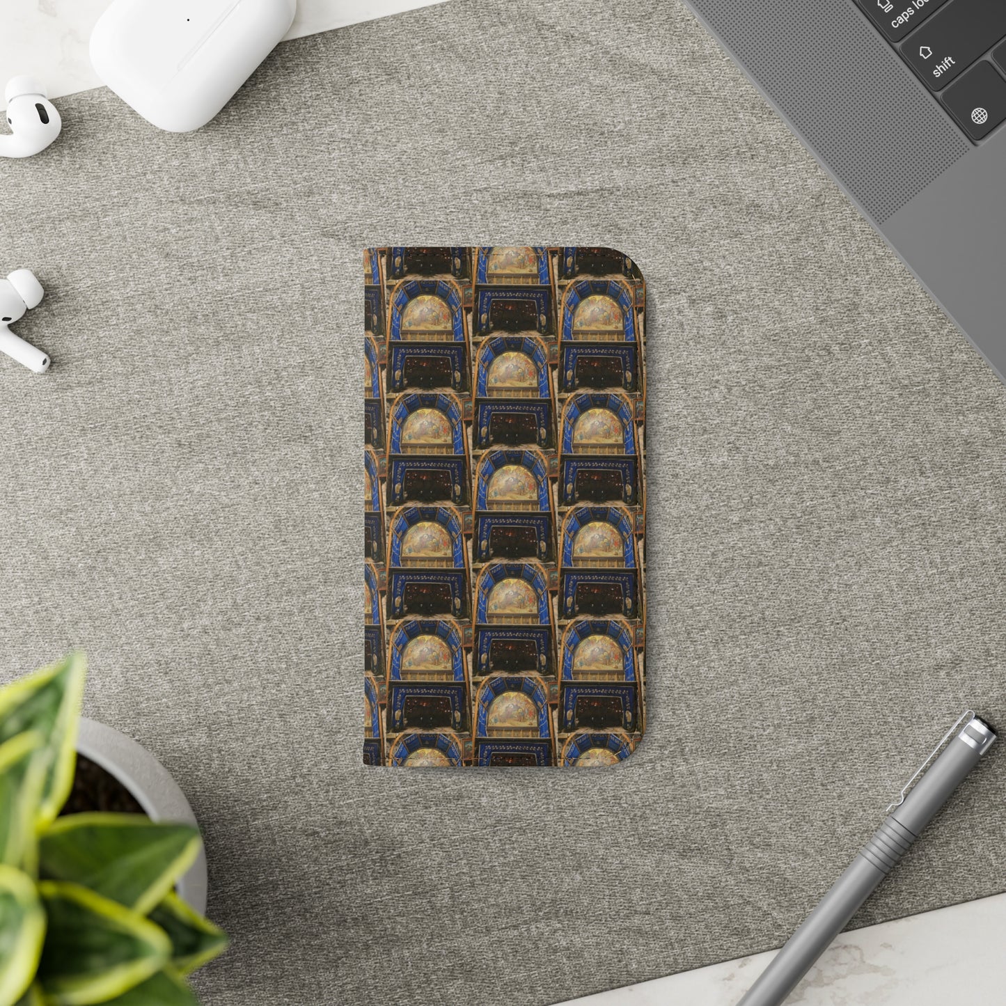 Holy Land Origins Apple iPhone Flip Cases - Church of the Nativity at Bethlehem - The God Ball Originals by Chris Rabalais (2024)