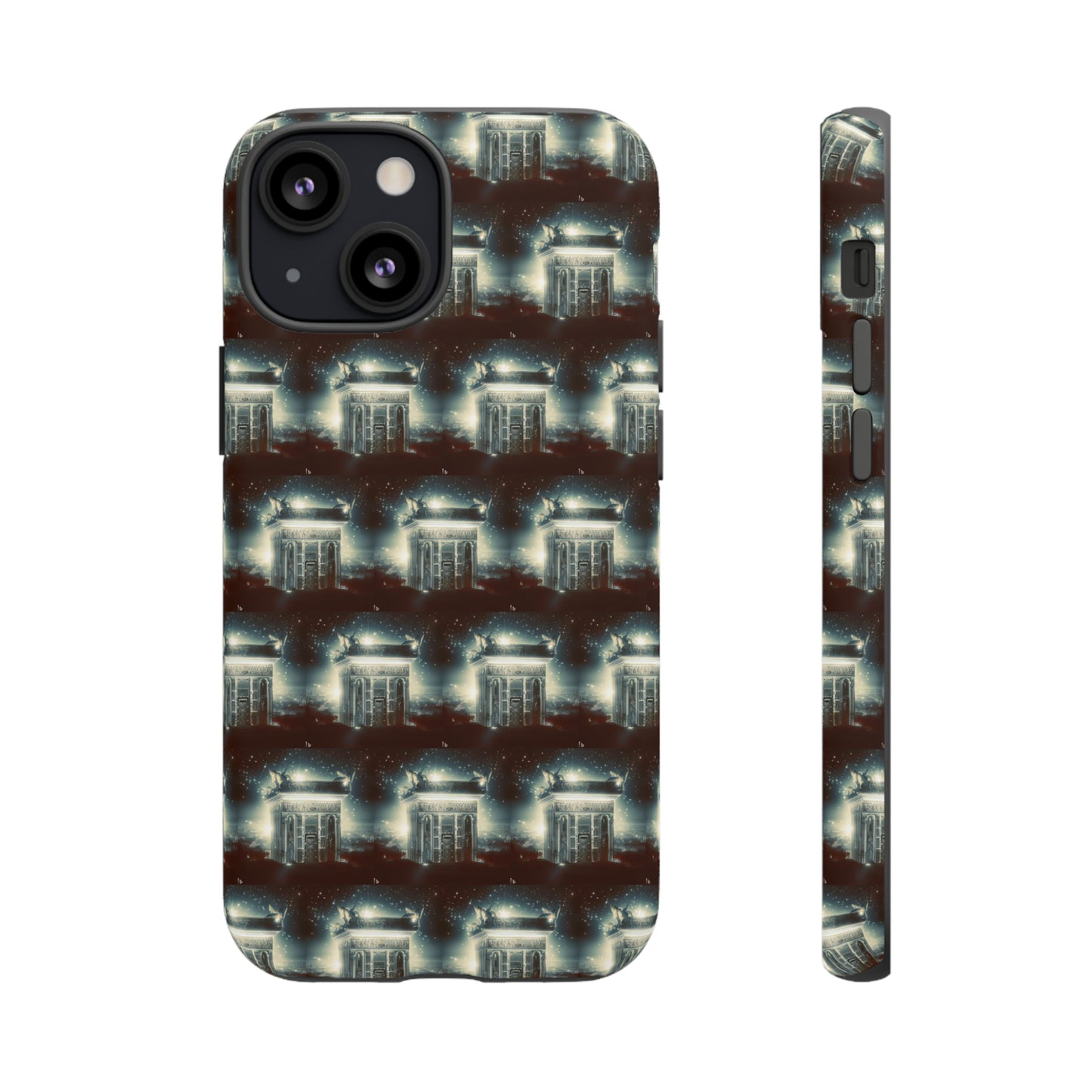 AImagination Collection iPhone Tough Cases - "The Temple" - The God Ball Originals by Chris Rabalais (2024)