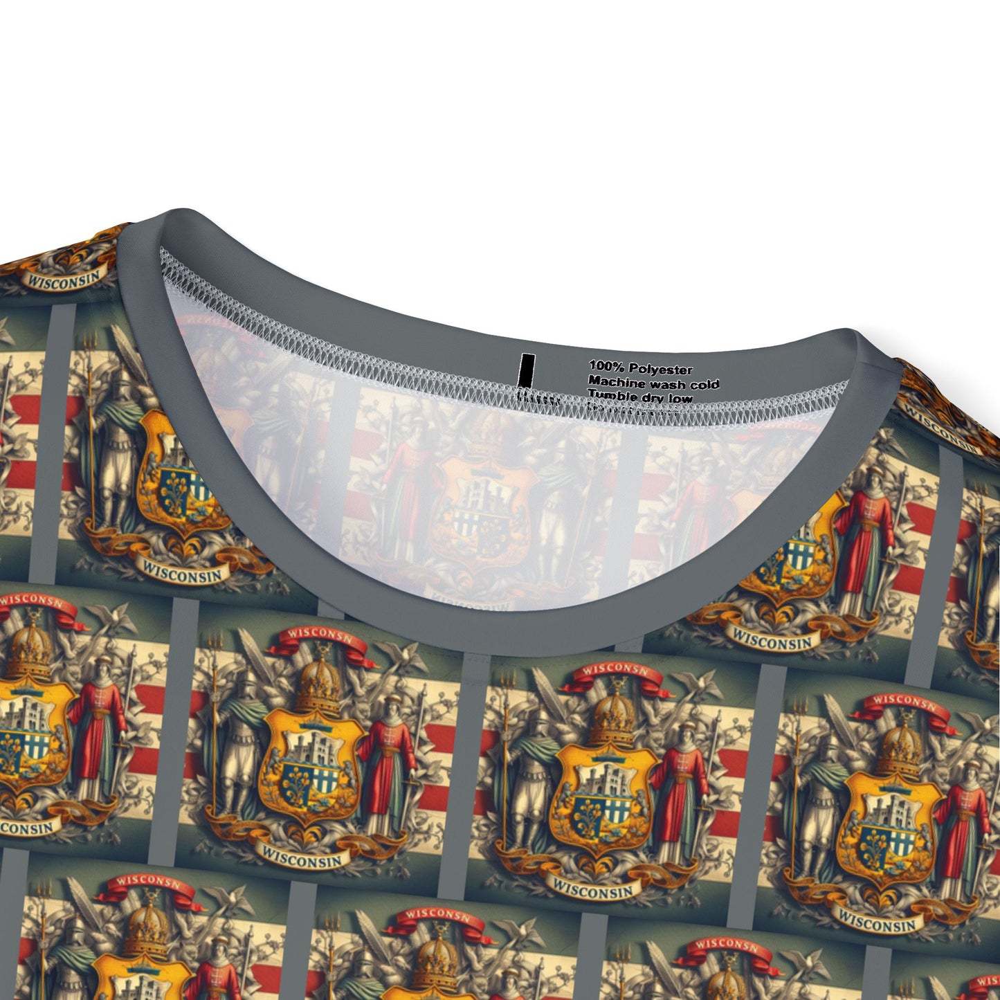 Wisconsin Vintage Christian Crusader - Premium Sports Jersey - USA - 100% Charity Benefit - The God Vote Collection by Chris Rabalais